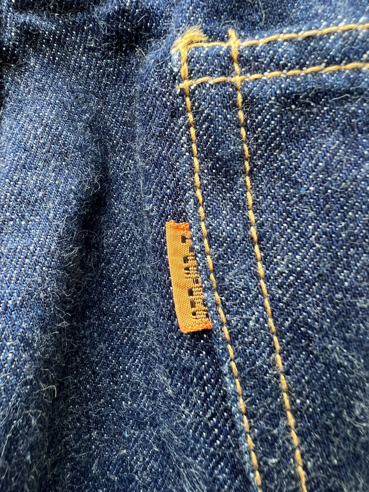 Freewheelers Hipsters Reunion Orang Tab Blue Denim Flare Jeans Size US 30 / EU 46 - 18 Thumbnail