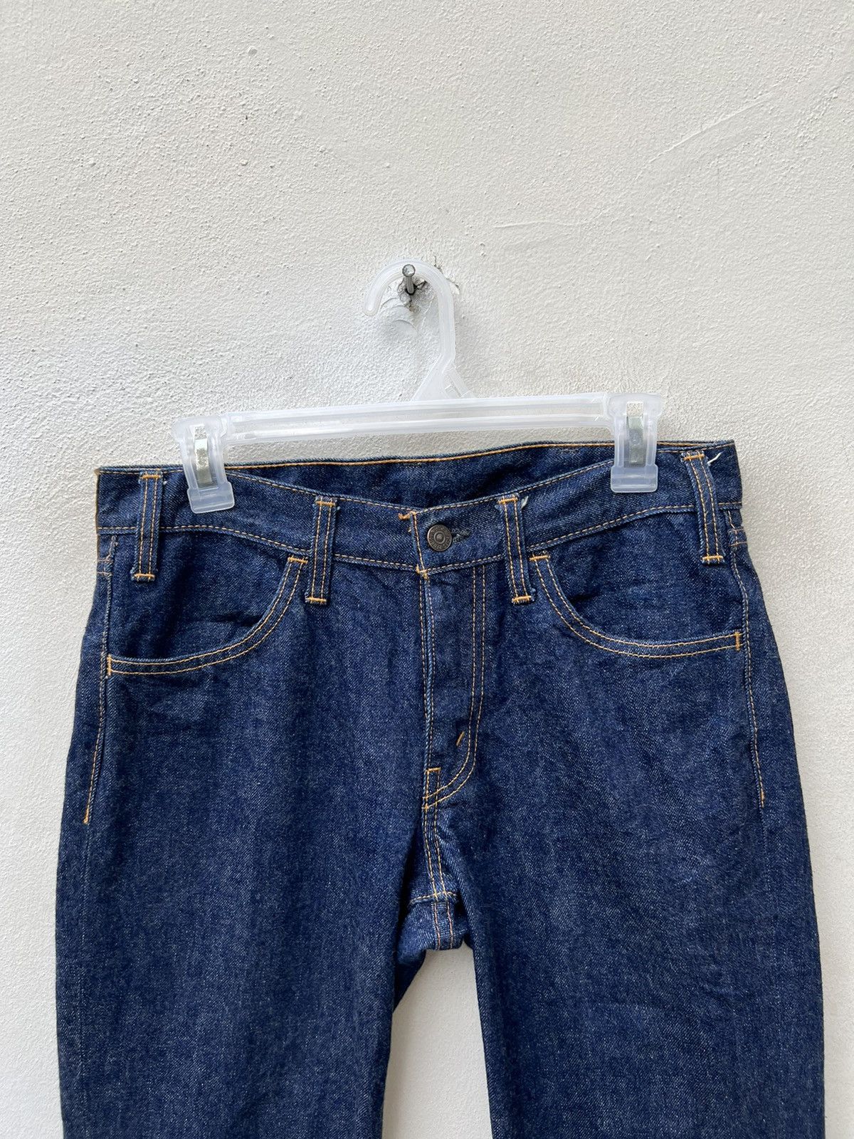 Freewheelers Hipsters Reunion Orang Tab Blue Denim Flare Jeans Size US 30 / EU 46 - 7 Thumbnail