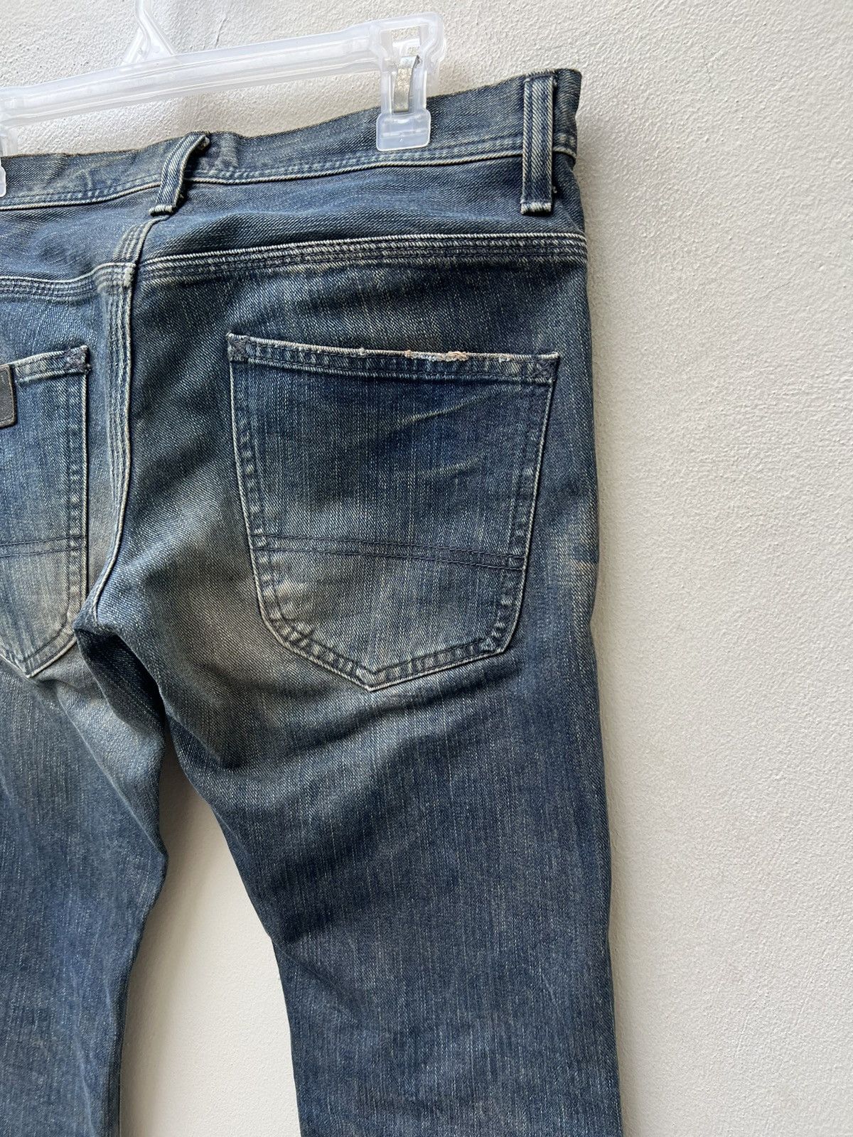 Beams Plus Beams X Lee Made in Japan Mud Washed Denim Slim Jeans Size US 31 - 18 Thumbnail