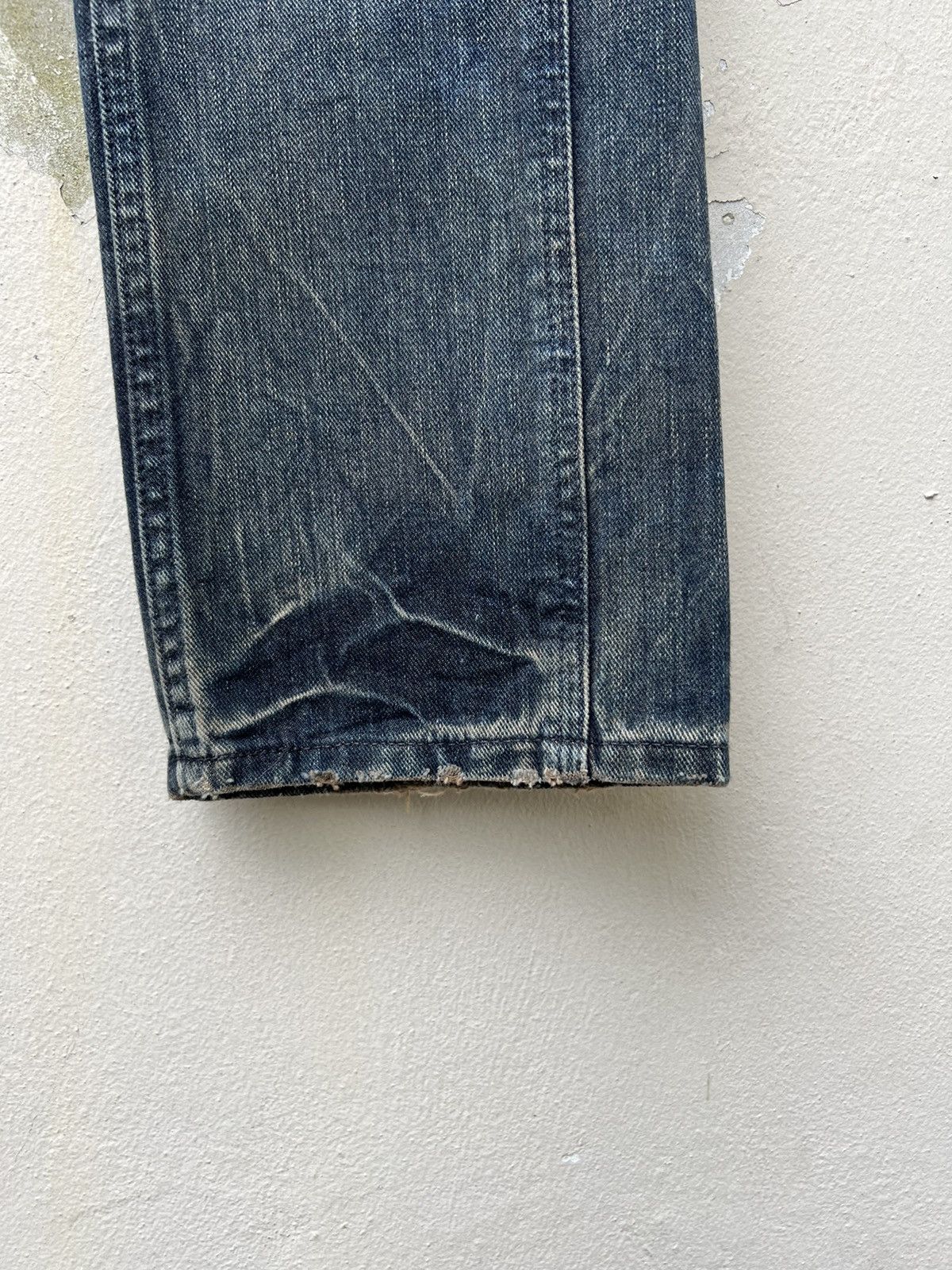 Beams Plus Beams X Lee Made in Japan Mud Washed Denim Slim Jeans Size US 31 - 14 Thumbnail