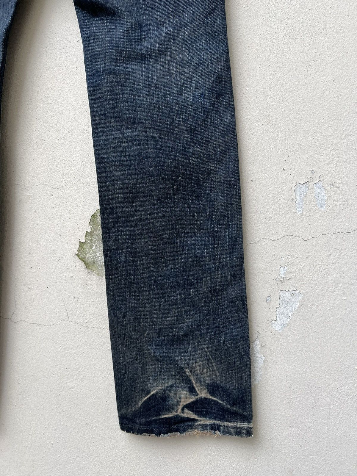 Beams Plus Beams X Lee Made in Japan Mud Washed Denim Slim Jeans Size US 31 - 19 Thumbnail