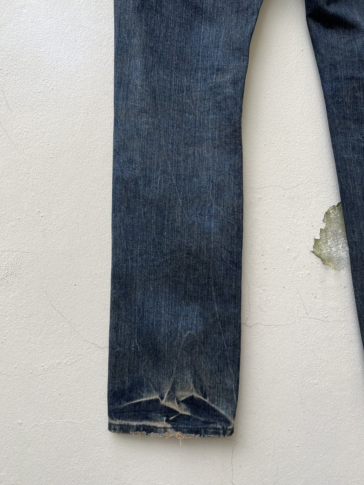 Beams Plus Beams X Lee Made in Japan Mud Washed Denim Slim Jeans Size US 31 - 17 Thumbnail