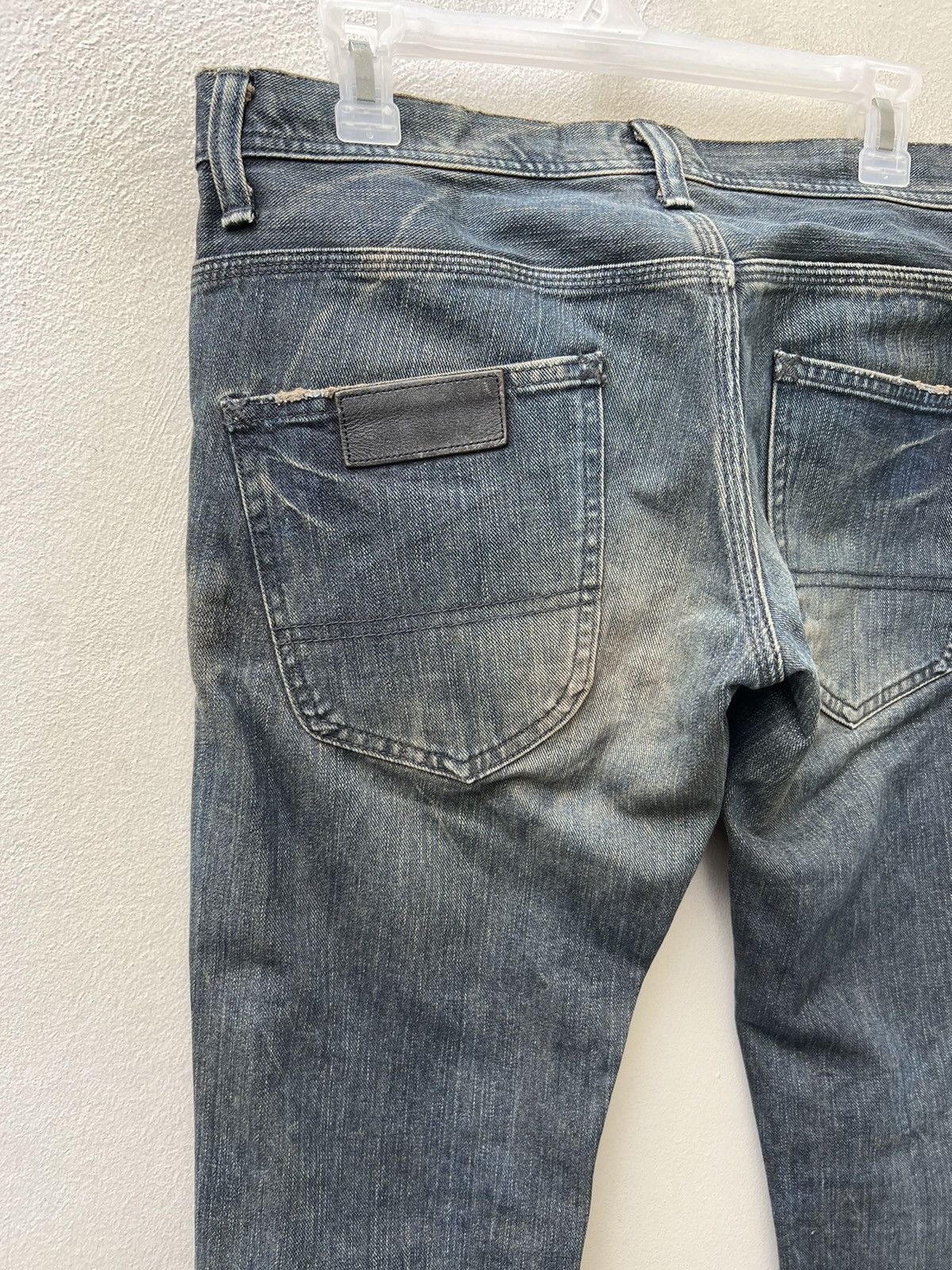 Beams Plus Beams X Lee Made in Japan Mud Washed Denim Slim Jeans Size US 31 - 16 Thumbnail
