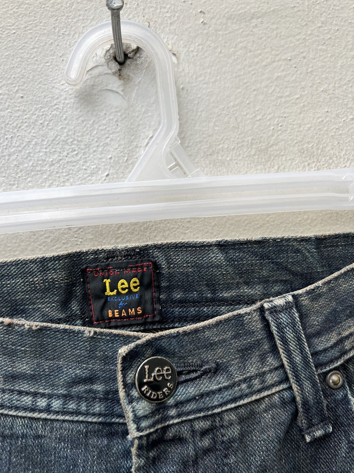 Beams Plus Beams X Lee Made in Japan Mud Washed Denim Slim Jeans Size US 31 - 8 Thumbnail