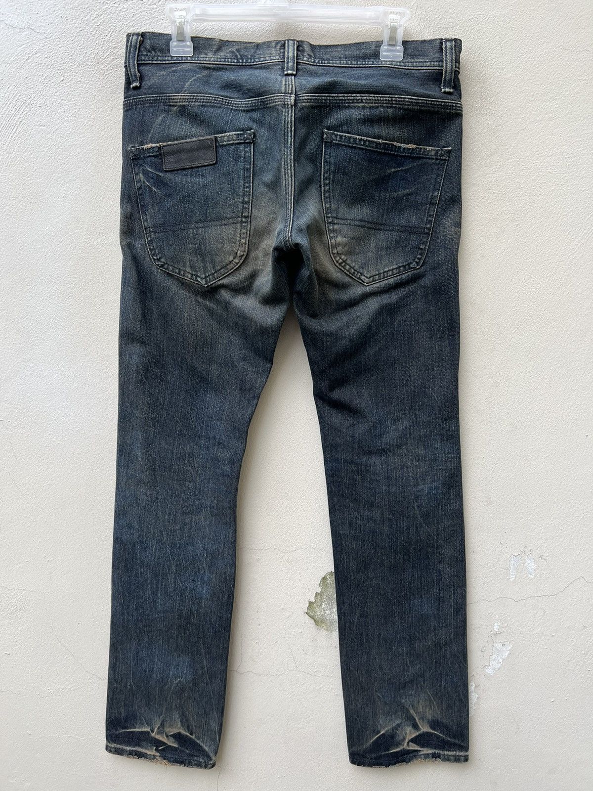 Beams Plus Beams X Lee Made in Japan Mud Washed Denim Slim Jeans Size US 31 - 15 Thumbnail