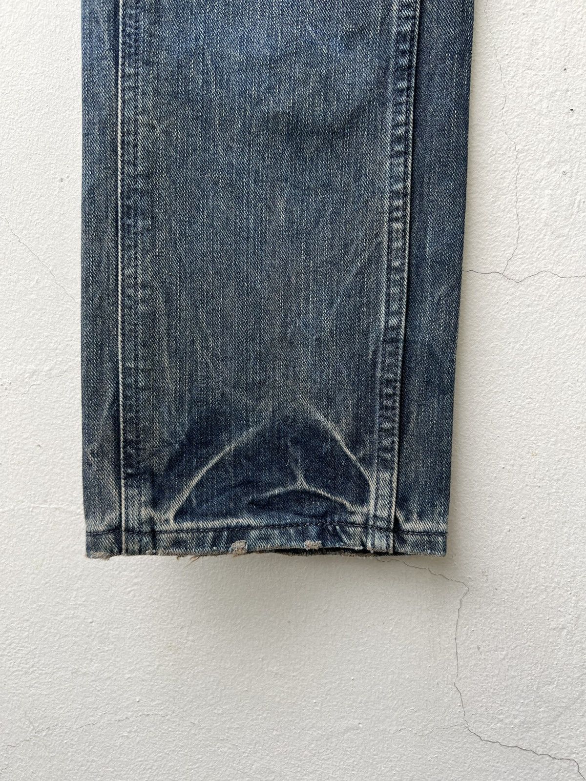 Beams Plus Beams X Lee Made in Japan Mud Washed Denim Slim Jeans Size US 31 - 11 Thumbnail
