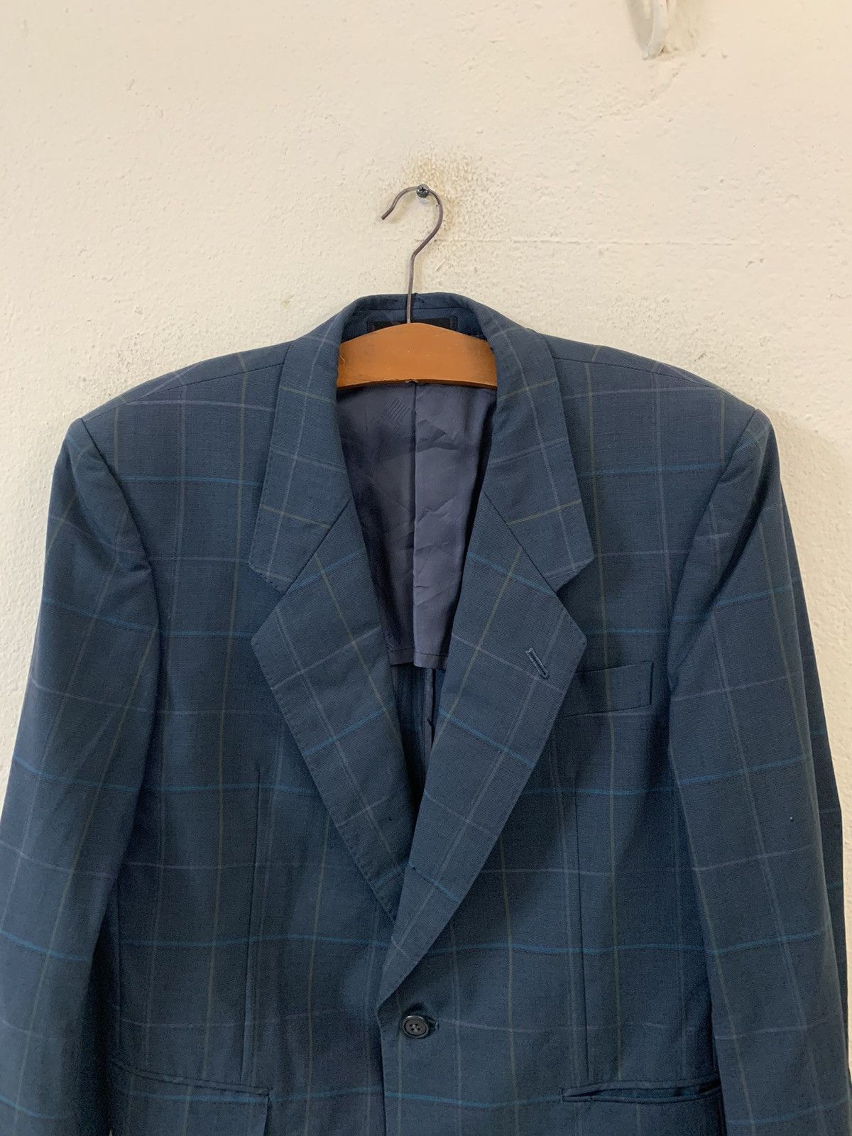 Lanvin Lanvin Paris Plaid Blazer Coat Size 50R - 4 Thumbnail