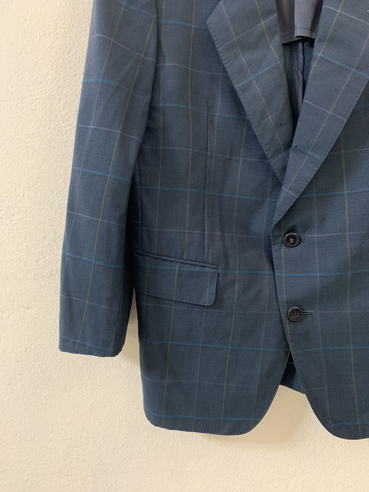 Lanvin Lanvin Paris Plaid Blazer Coat Size 50R - 3 Thumbnail