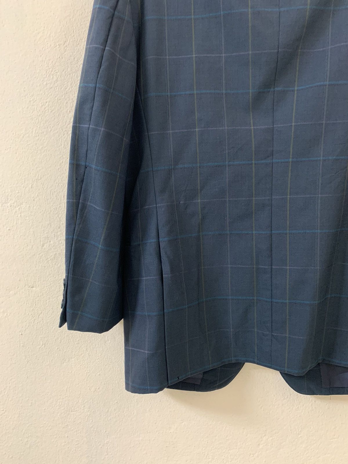 Lanvin Lanvin Paris Plaid Blazer Coat Size 50R - 12 Thumbnail
