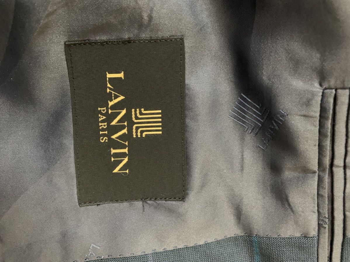 Lanvin Lanvin Paris Plaid Blazer Coat Size 50R - 7 Thumbnail