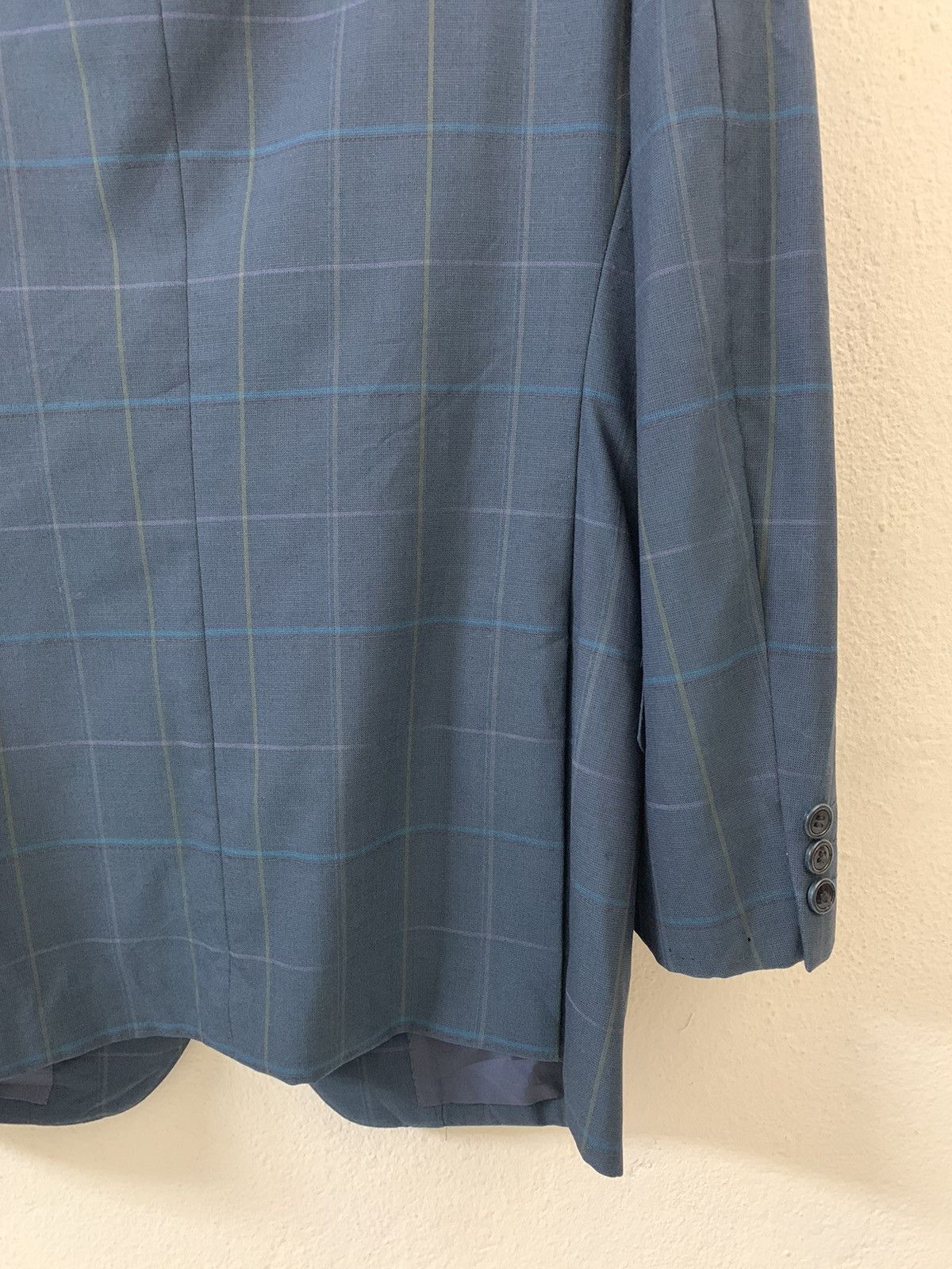 Lanvin Lanvin Paris Plaid Blazer Coat Size 50R - 11 Thumbnail
