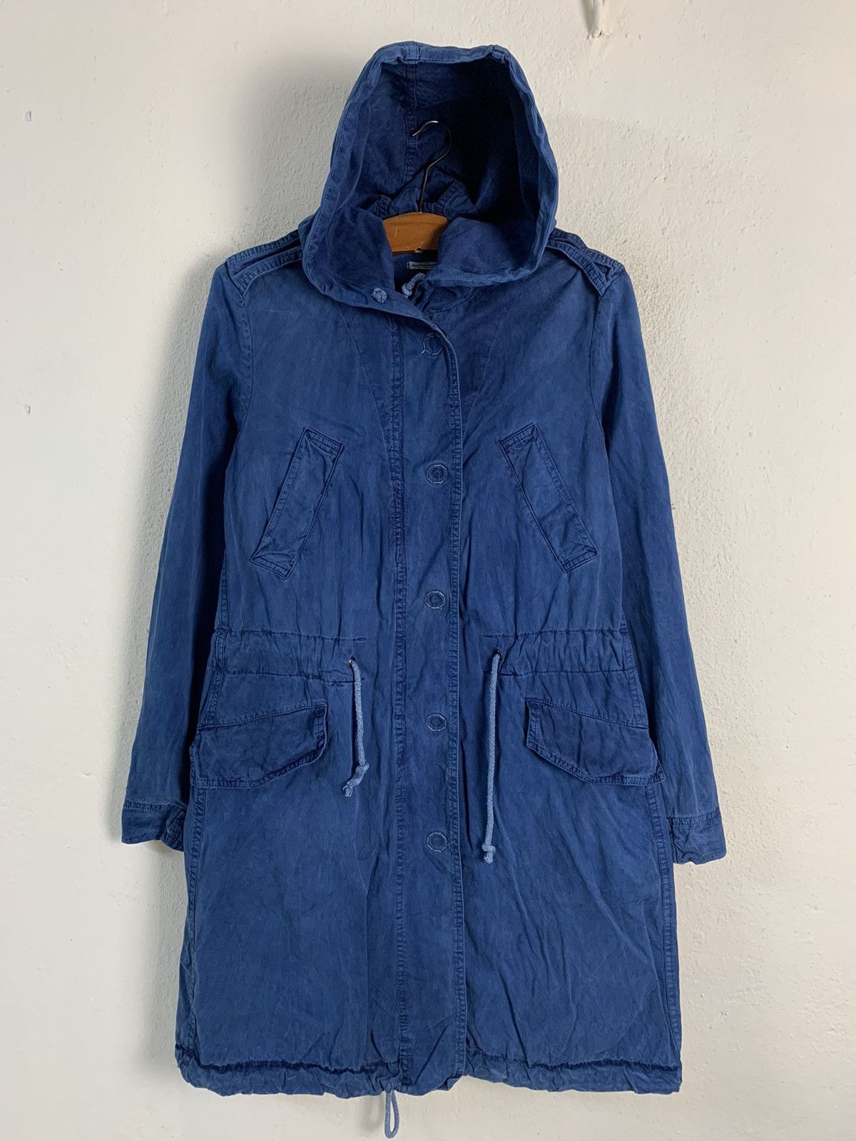 Mason's Masons Blue Parka Jacket Size US S / EU 44-46 / 1 - 1 Thumbnail