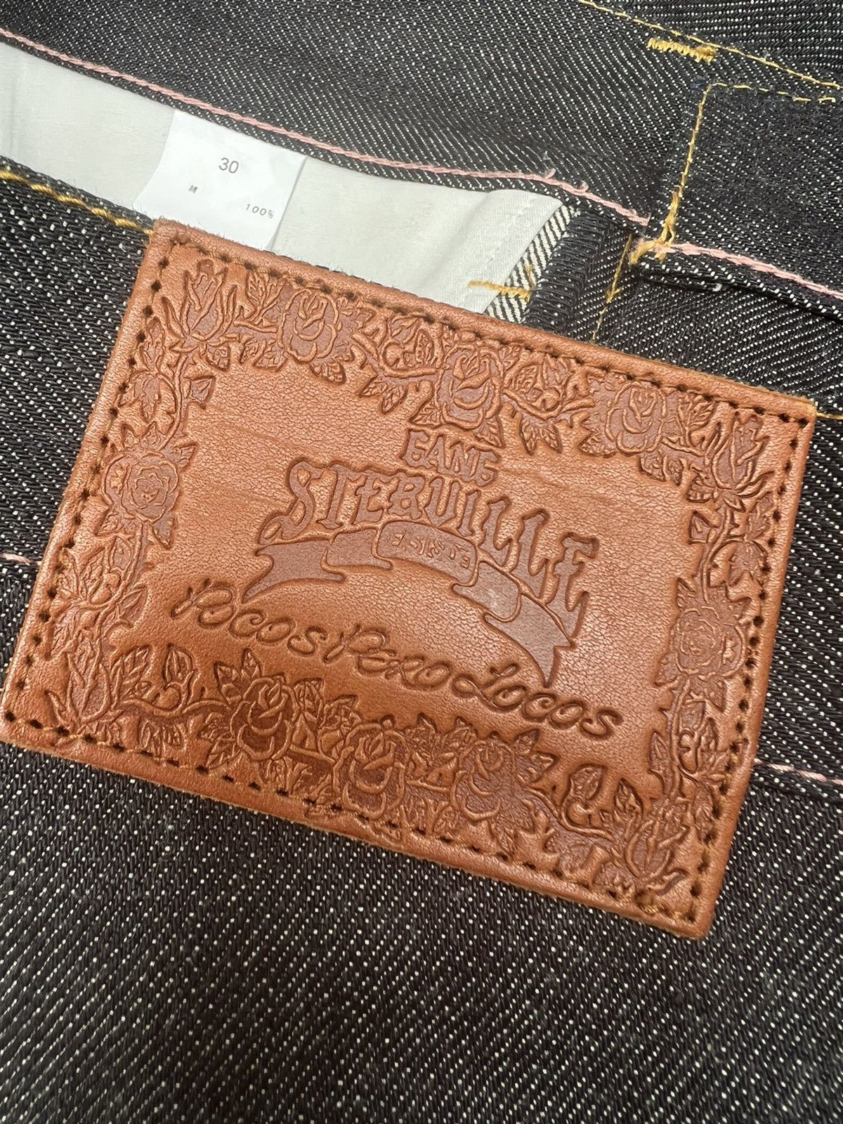 Other Glad Hand Japan Cross Embroider Denim Redline Selvedge Jeans Size US 30 / EU 46 - 21 Thumbnail