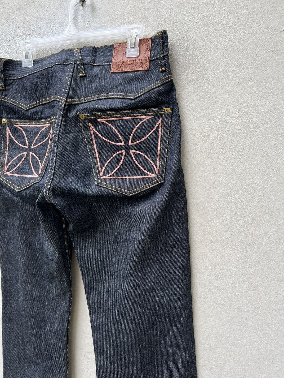 Other Glad Hand Japan Cross Embroider Denim Redline Selvedge Jeans Size US 30 / EU 46 - 9 Thumbnail