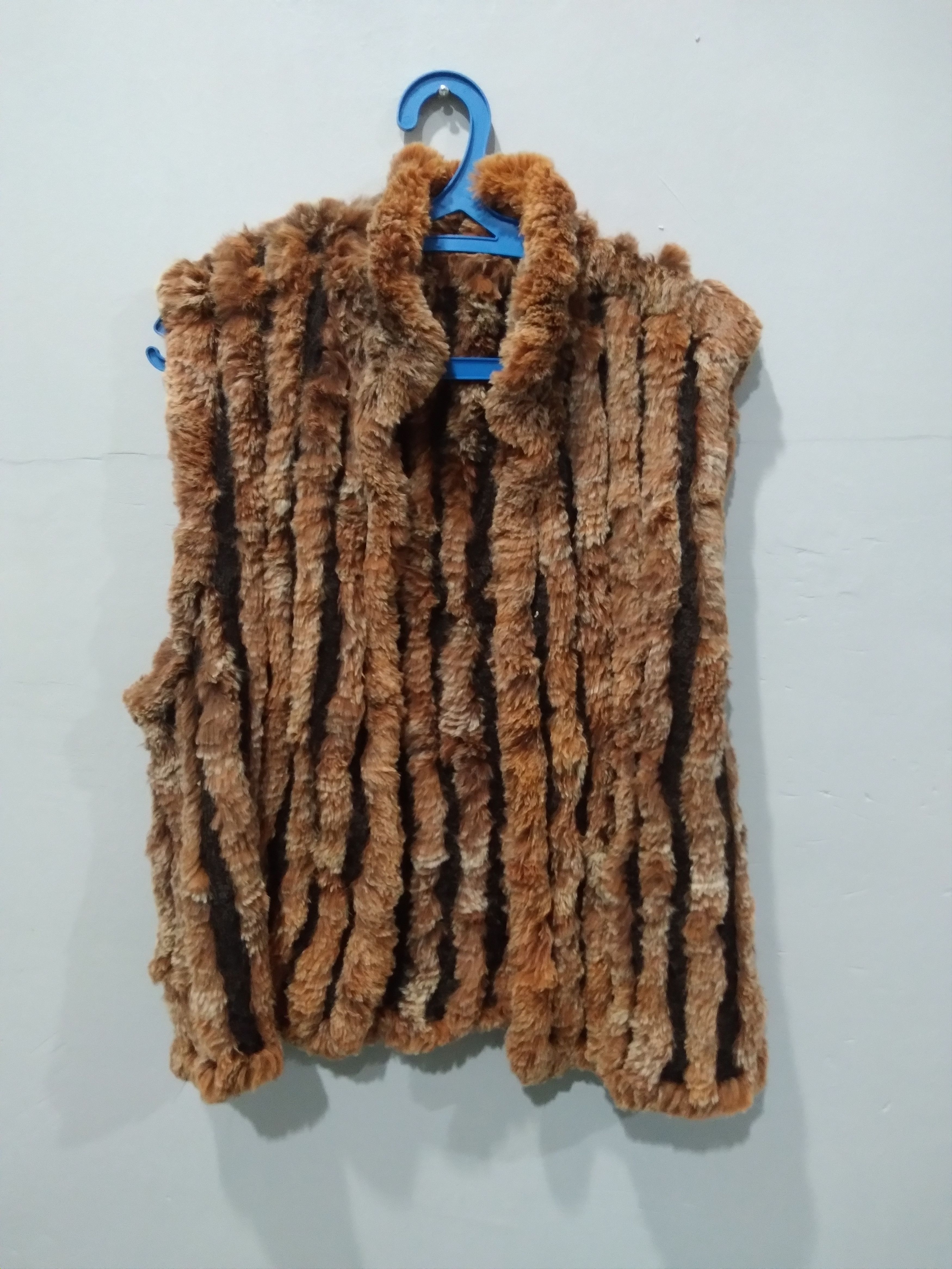 Japanese Brand 💥 SUPER RARE TRUE VINTAGE 90S FAUX Minx FUR NO BUTTON VESTS Size US L / EU 52-54 / 3 - 1 Thumbnail