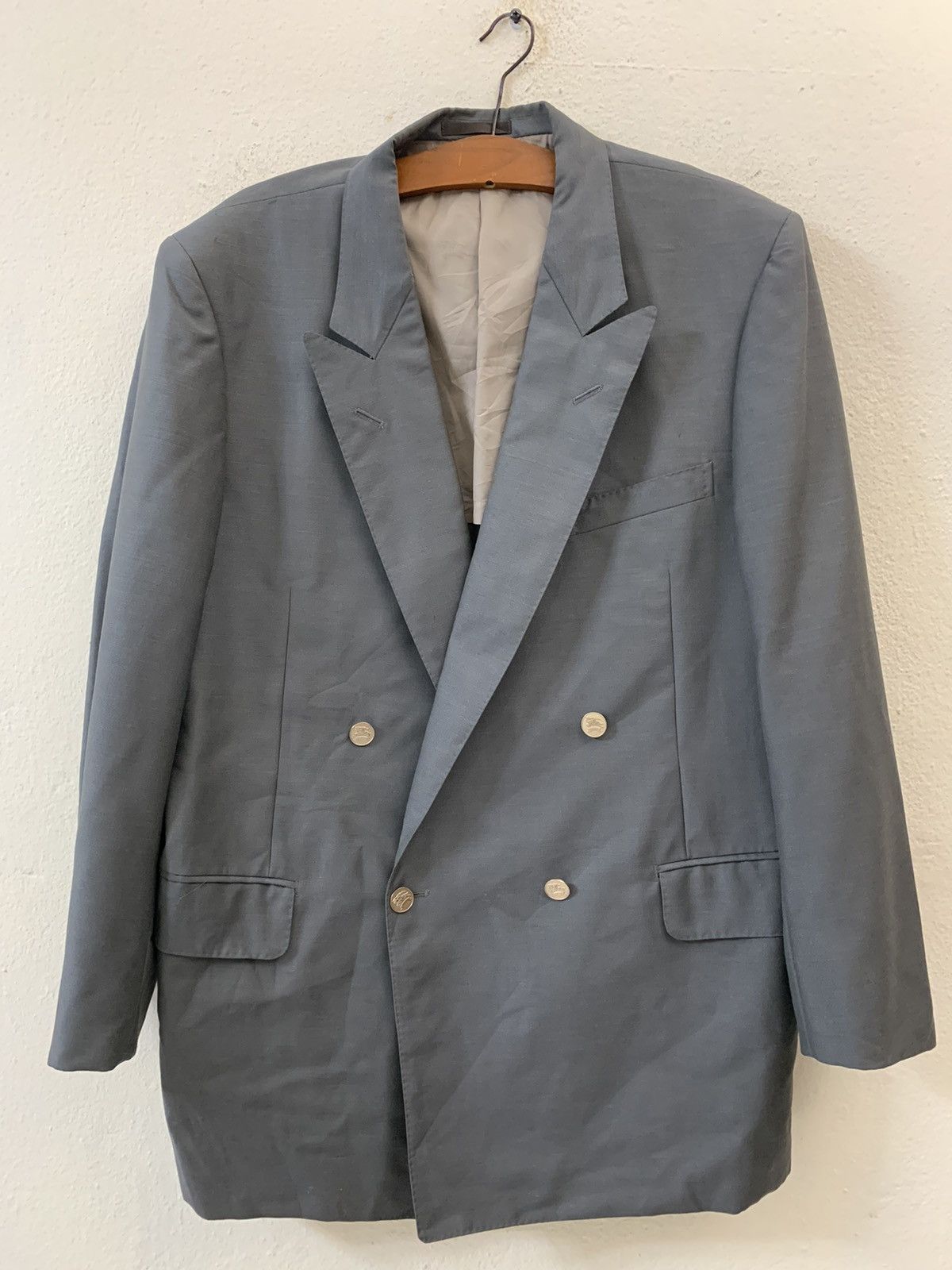 Burberry Burberrys’ Wool & Mohair Blazer Size US L / EU 52-54 / 3 - 1 Thumbnail