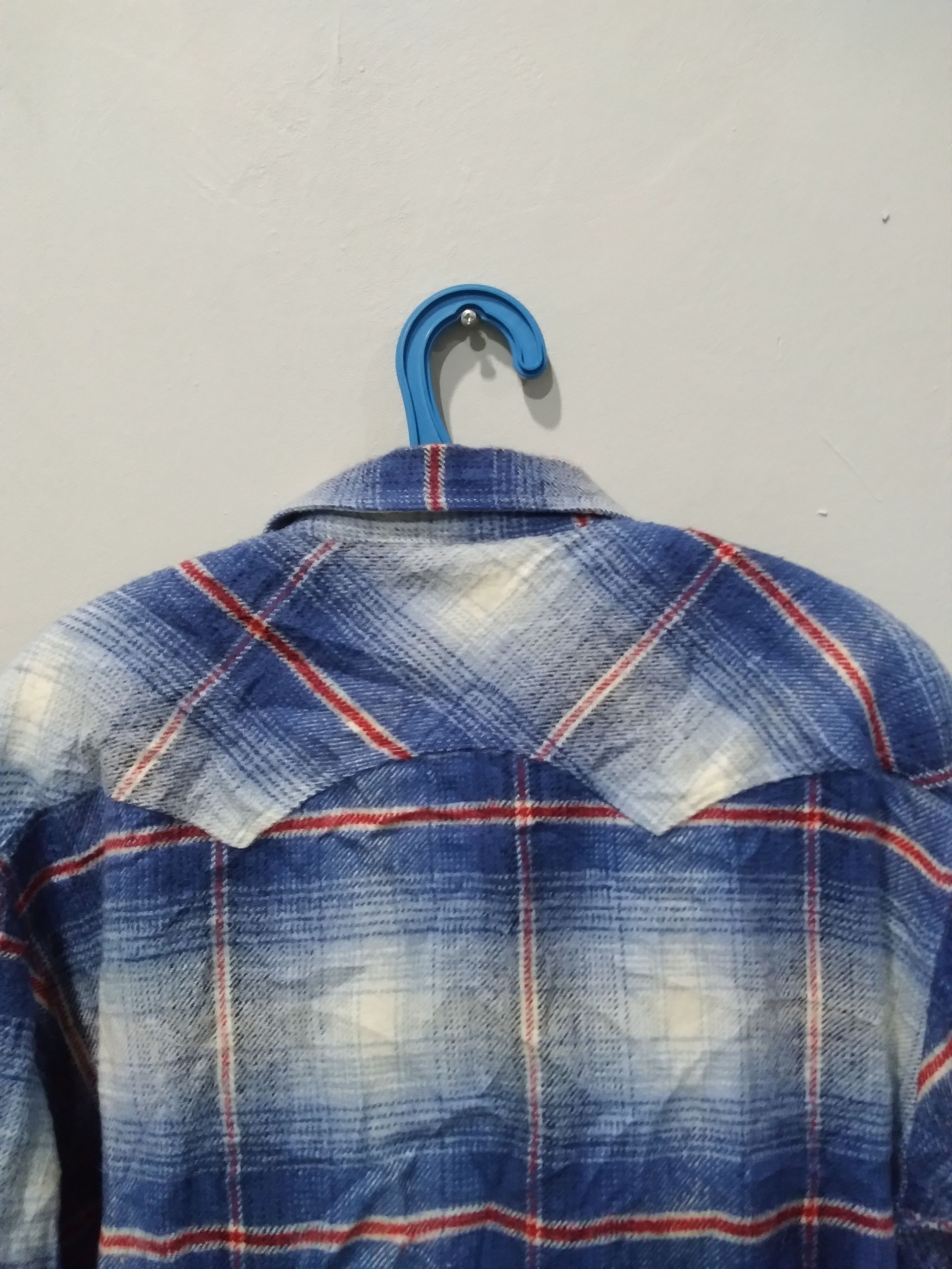 Vintage 💥 ALTO & BASSO WESTERN Shadow Plaid KOBAIN FLANNEL Size US L / EU 52-54 / 3 - 5 Thumbnail