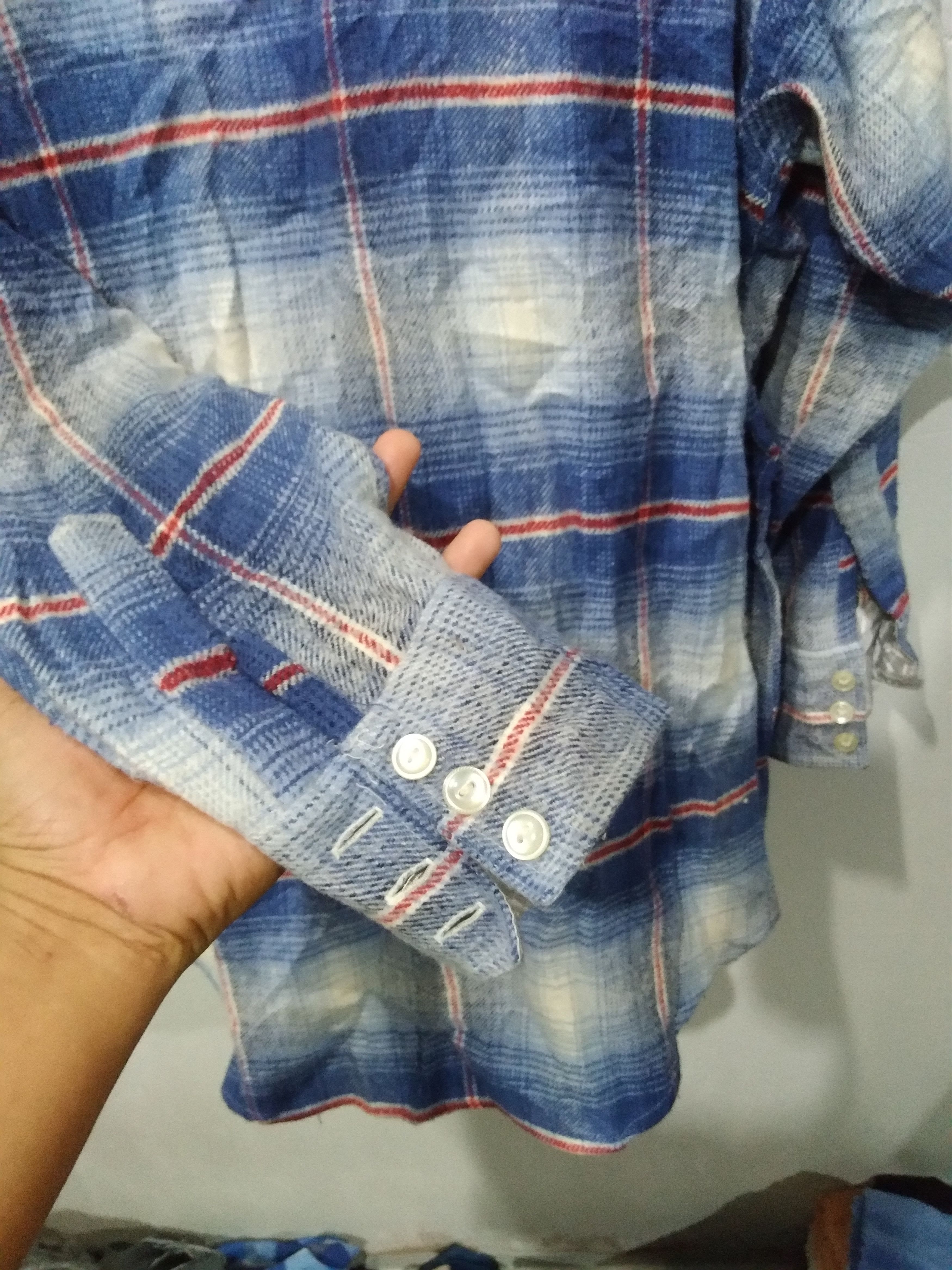 Vintage 💥 ALTO & BASSO WESTERN Shadow Plaid KOBAIN FLANNEL Size US L / EU 52-54 / 3 - 6 Thumbnail