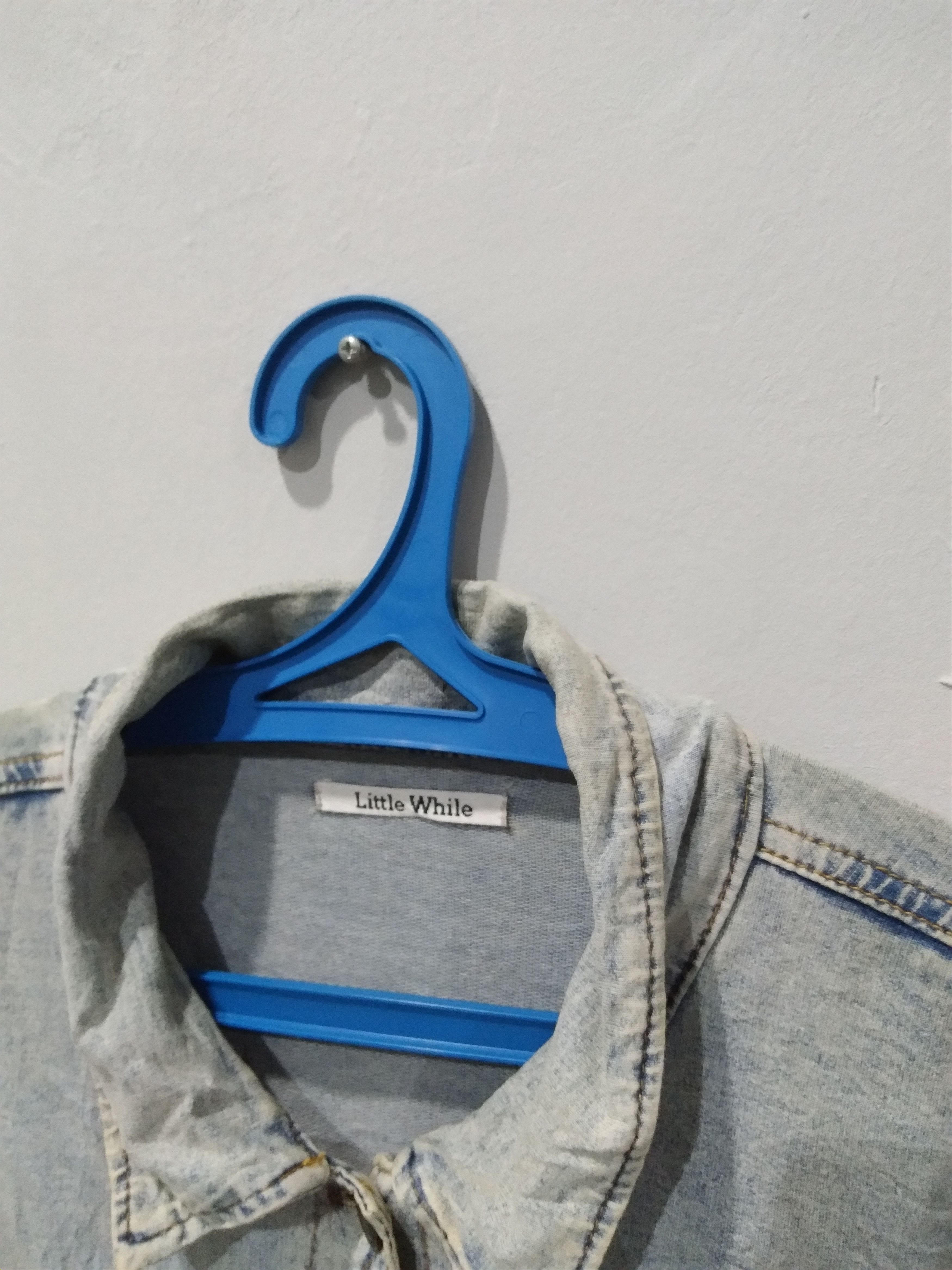 Japanese Brand LITTLE WHILE DOUBLE POCKETS SOFT DENIM JACKETS Size L / US 10 / IT 46 - 5 Thumbnail