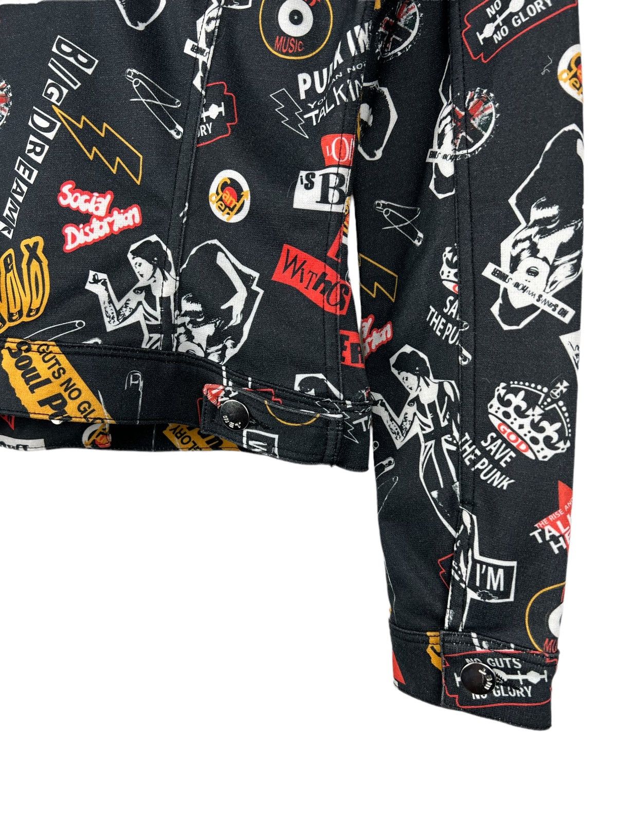 Japanese Brand × Seditionaries MET 🇮🇹 Full Print Punk Design Jacket Size S / US 4 / IT 40 - 8 Thumbnail