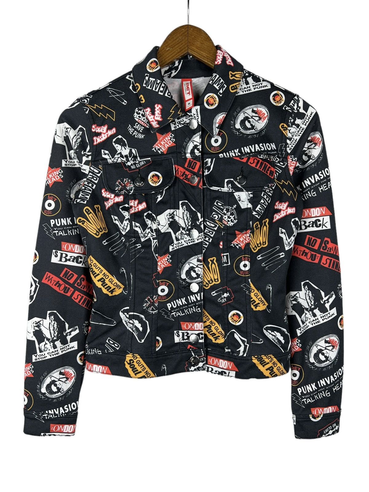 Japanese Brand × Seditionaries MET 🇮🇹 Full Print Punk Design Jacket Size S / US 4 / IT 40 - 1 Thumbnail