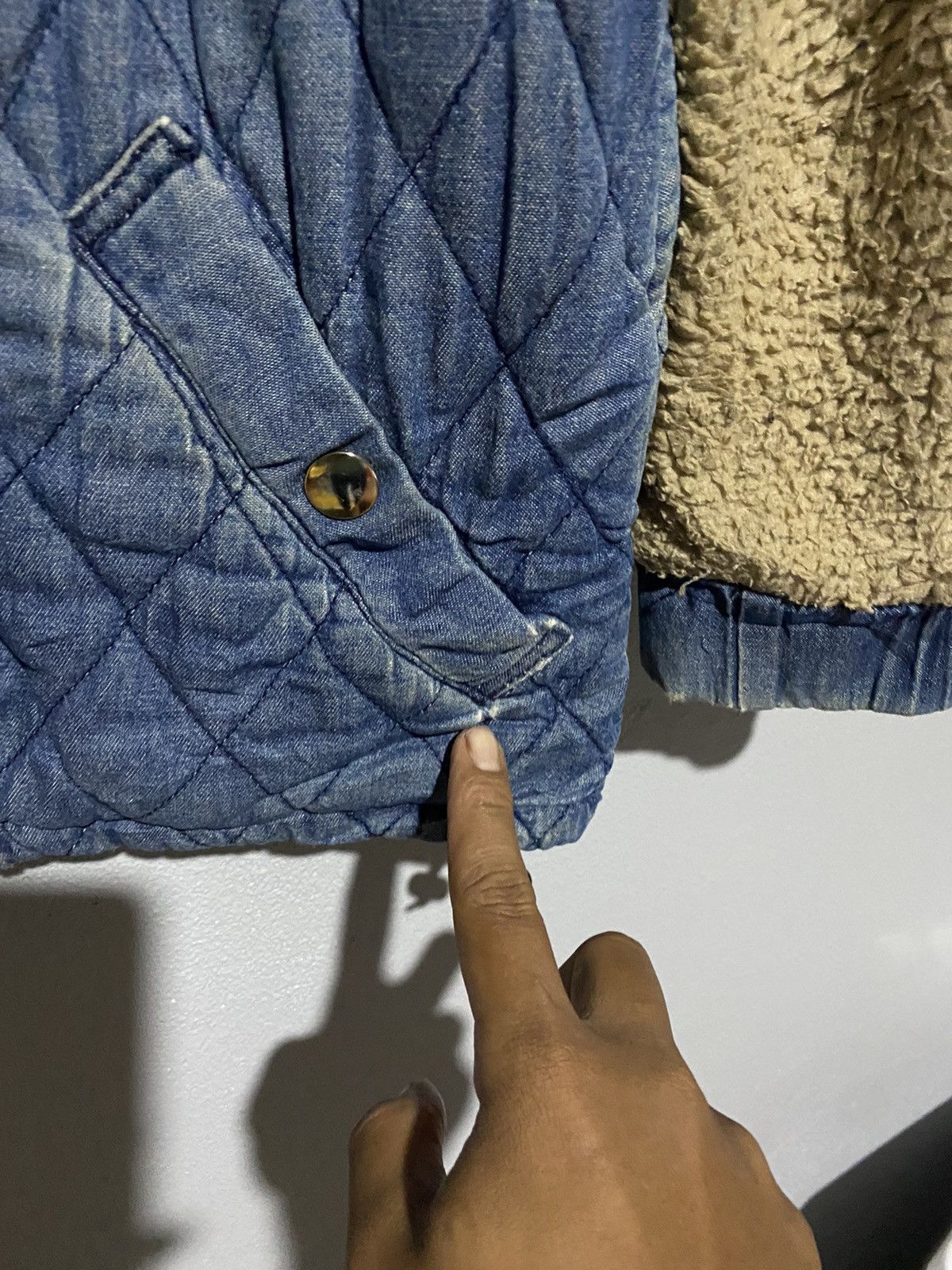 mercibeaucoup Mercibeaucoup Quilted Denim & Sherpa Jacket Hybrid Size US S / EU 44-46 / 1 - 6 Thumbnail