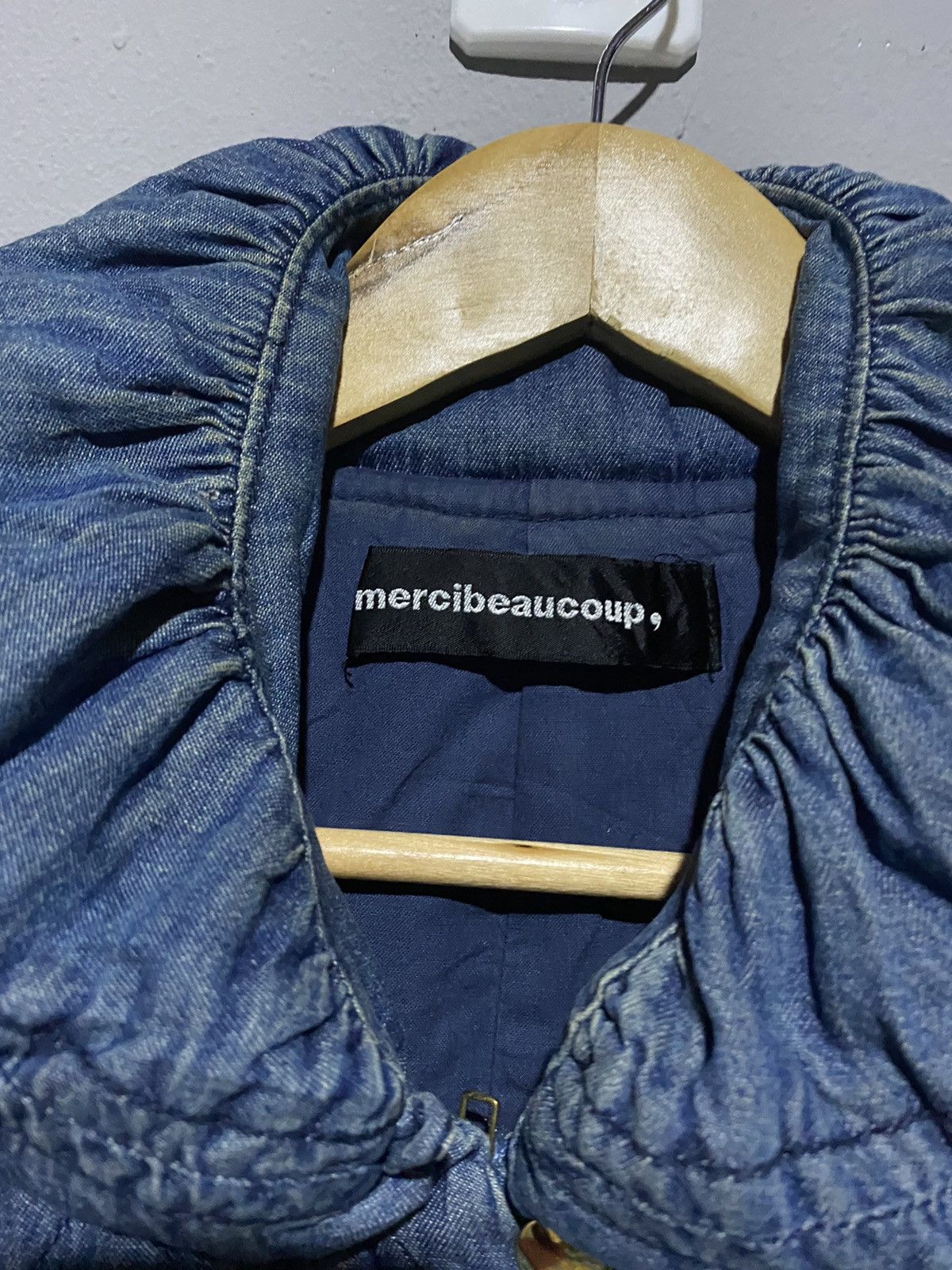 mercibeaucoup Mercibeaucoup Quilted Denim & Sherpa Jacket Hybrid Size US S / EU 44-46 / 1 - 5 Thumbnail