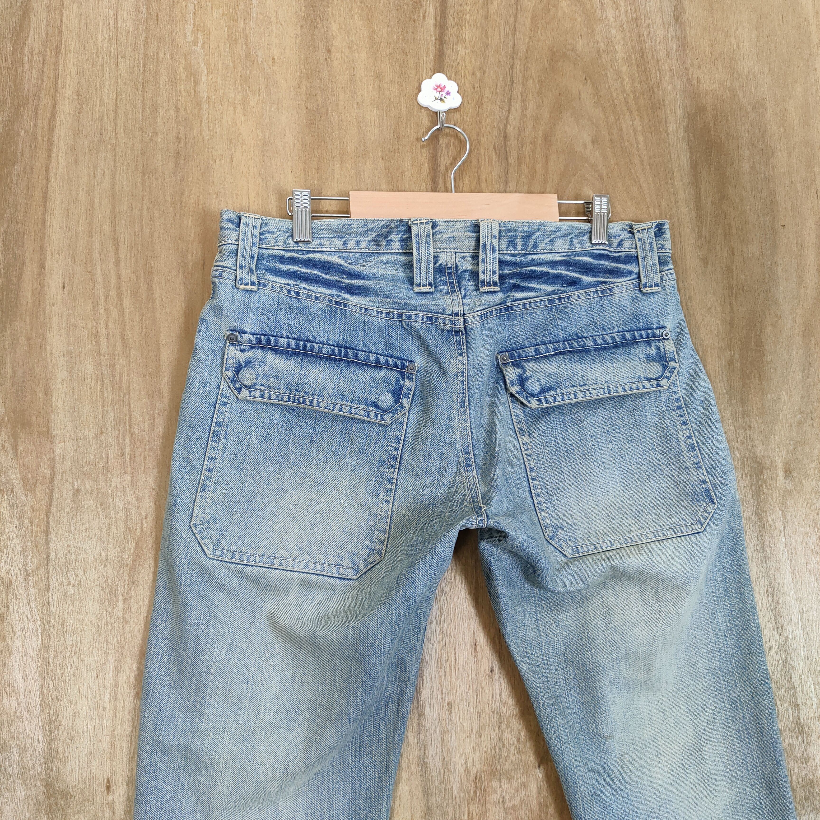 Japanese Brand NO CONCEPT LIGHT BLUE JEAN DENIM CARGO PANTS Size US 34 / EU 50 - 11 Thumbnail