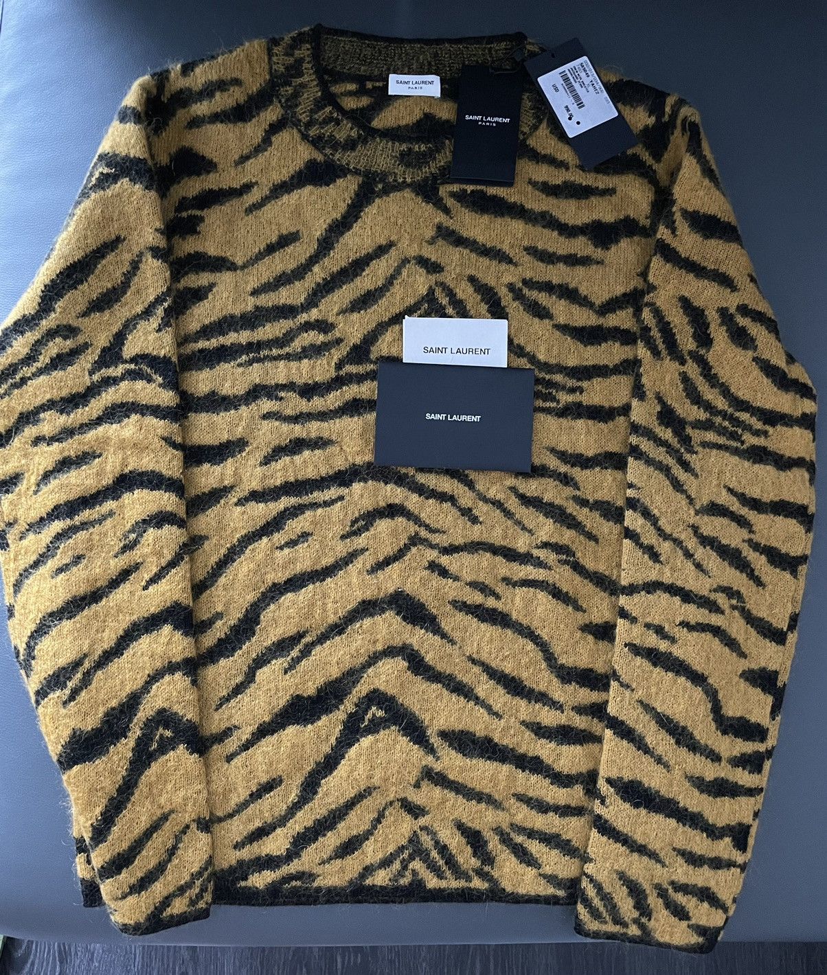 $1,600 Rare NEW Limited Edition Tiger Leopard Runway Sweater