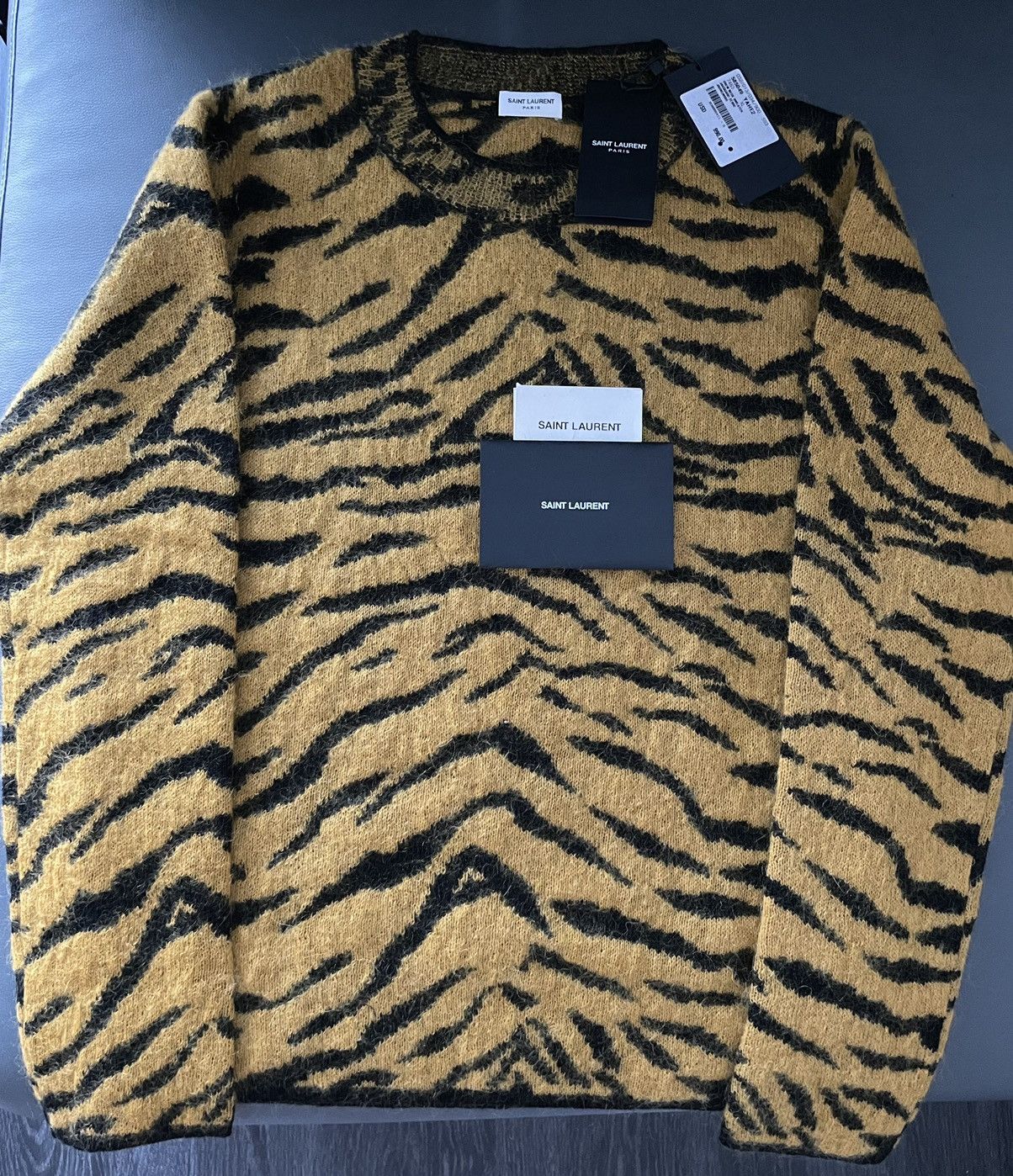 $1,600 Rare NEW Limited Edition Tiger Leopard Runway Sweater