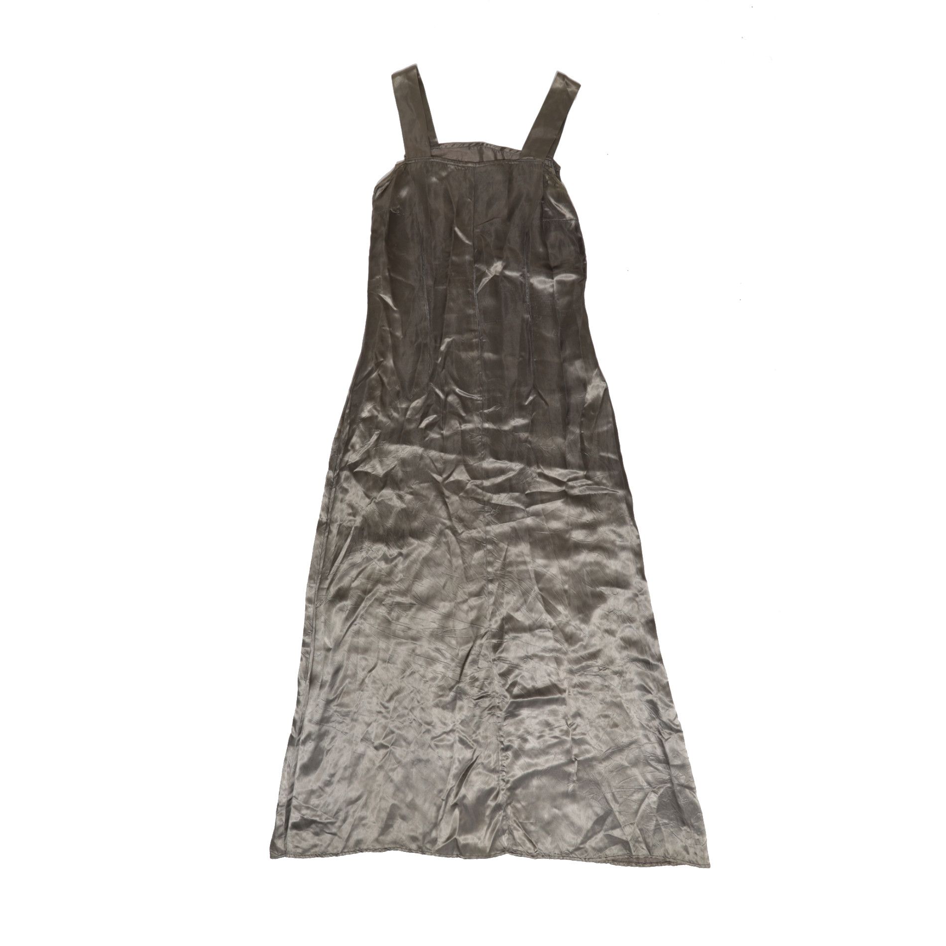 Maison Margiela AW94 Replica Collection Olive Viscose Dress Size ONE SIZE - 1 Thumbnail