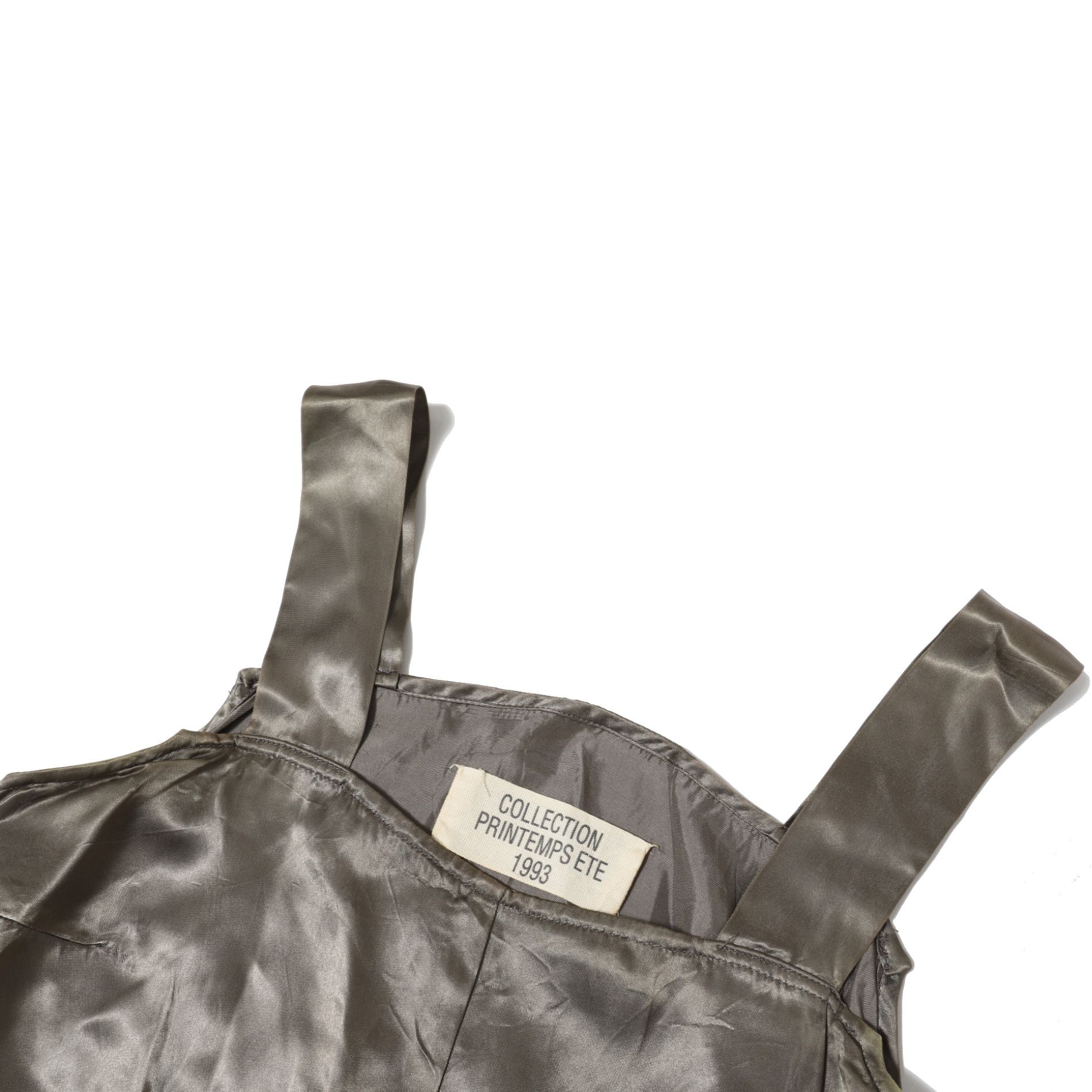 Maison Margiela AW94 Replica Collection Olive Viscose Dress Size ONE SIZE - 4 Thumbnail