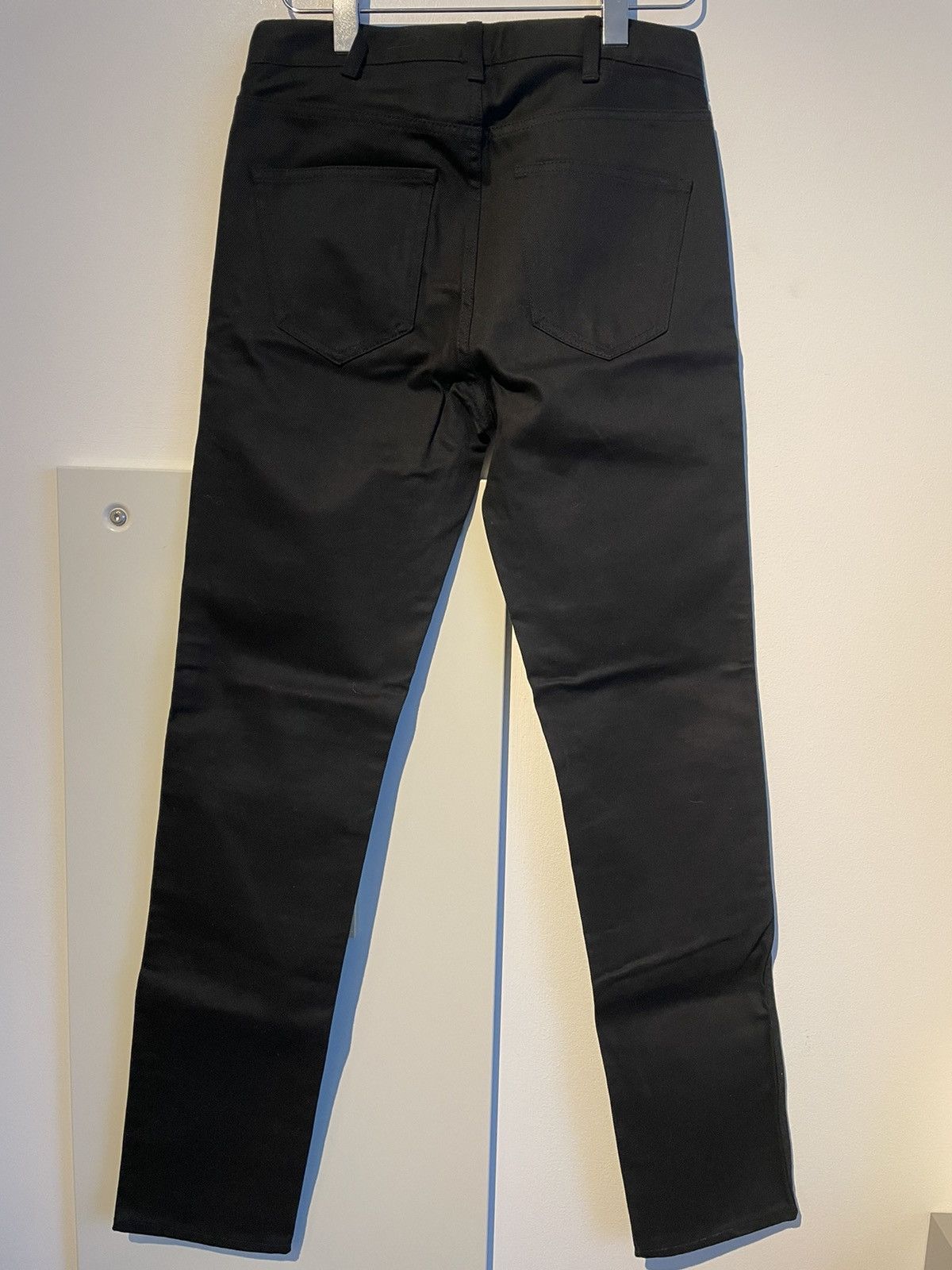 Celine × Hedi Slimane Runway SuperRare Iconic SL 001 Hedi Slimane Pure Black Denim Size US 28 / EU 44 - 14 Thumbnail