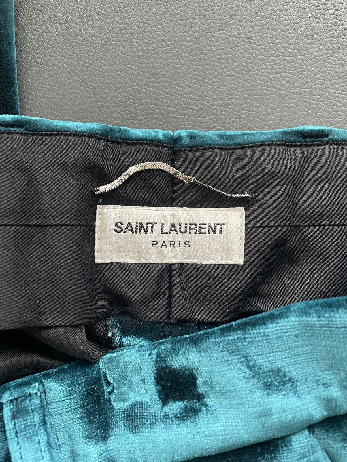Hedi Slimane × Saint Laurent Paris × Yves Saint Laurent Rare $2,500 Value Super Runway Limited Edition Viscose Pant Size US 30 / EU 46 - 5 Thumbnail