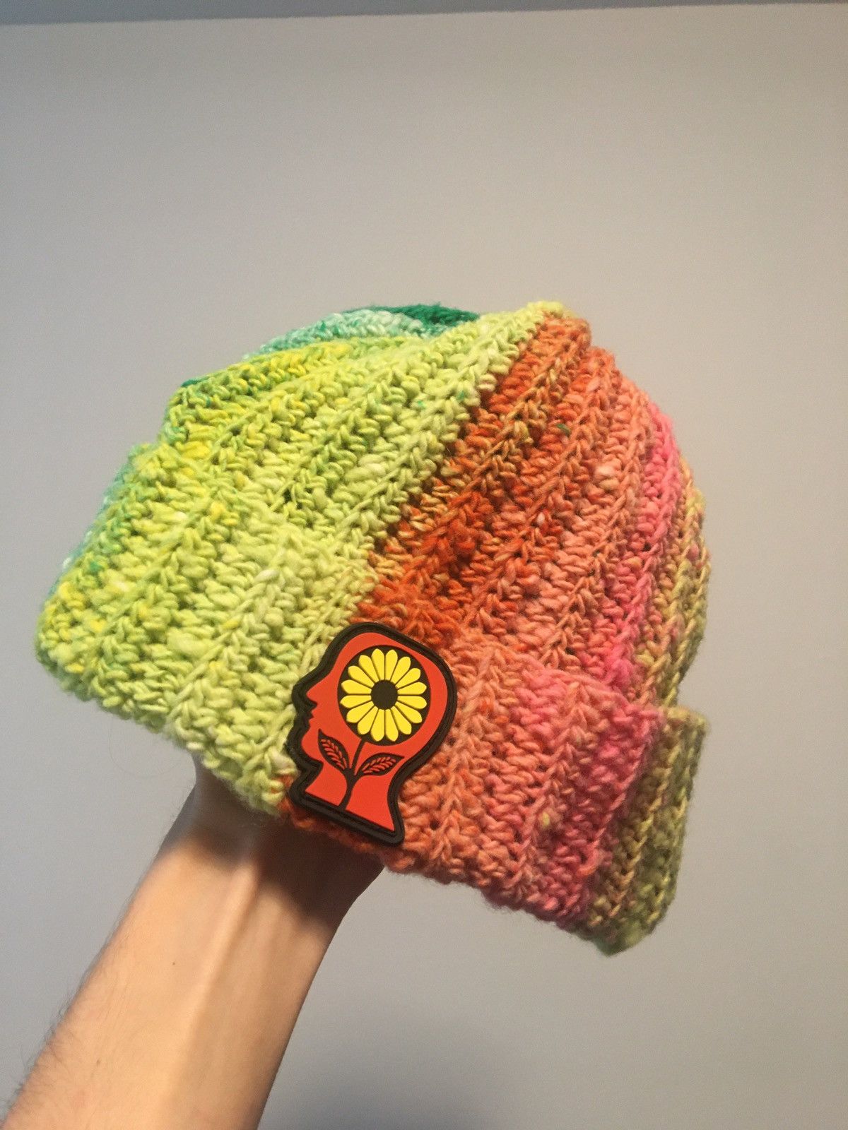 Brain Dead Hand made crochet beanie Grailed