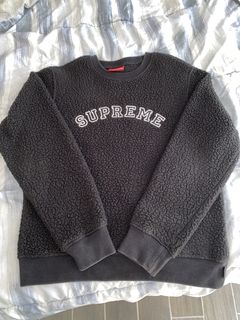 Supreme deep outlet pile crewneck