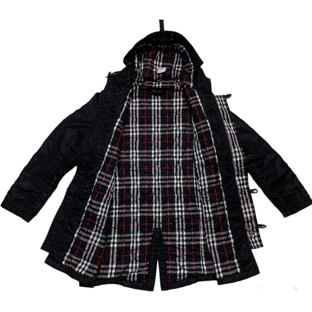 BURBERY PARKA NOVA CHECK BLACK LABEL
