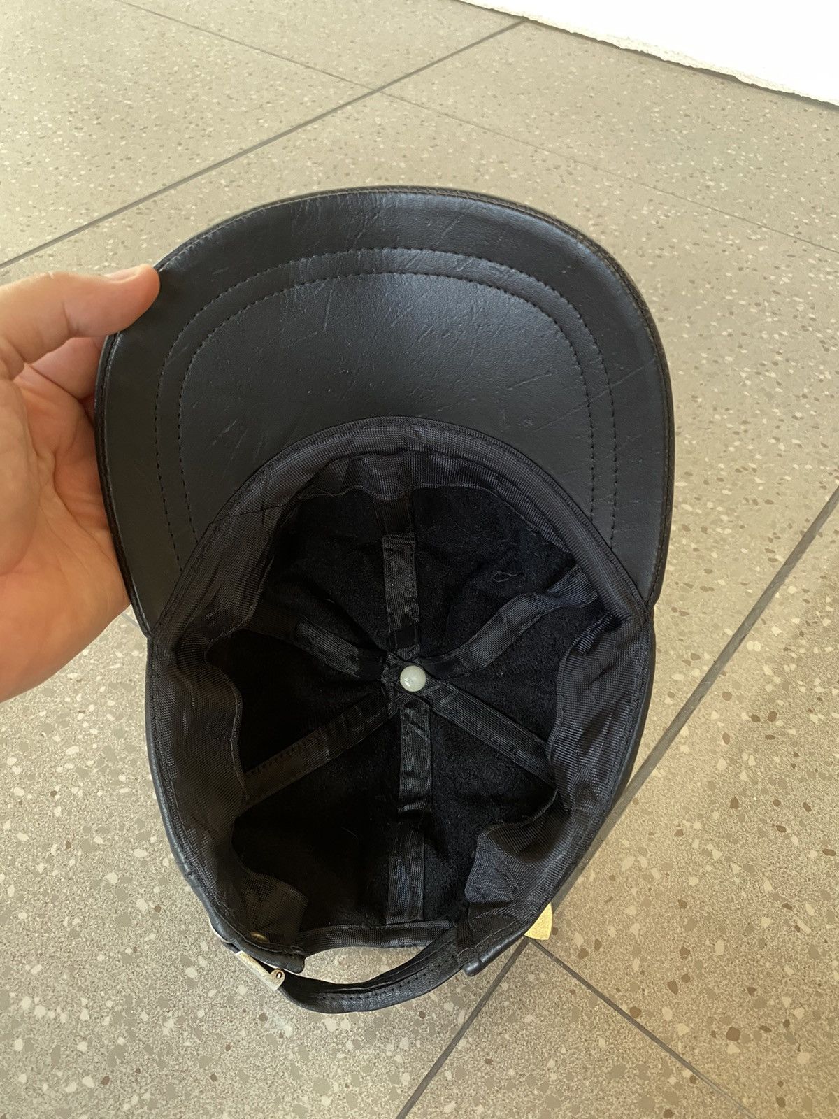 Harley Davidson × Vintage Vintage harley davidson leather cap Size ONE SIZE - 5 Thumbnail