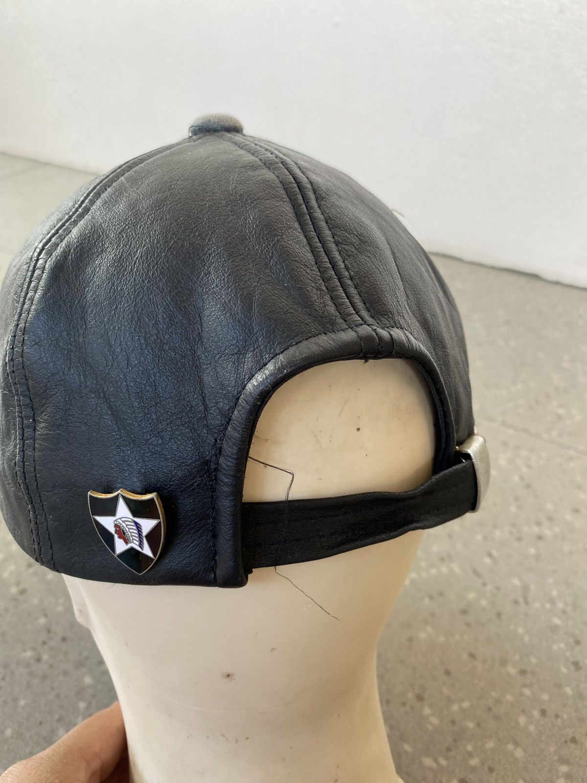 Harley Davidson × Vintage Vintage harley davidson leather cap Size ONE SIZE - 4 Thumbnail