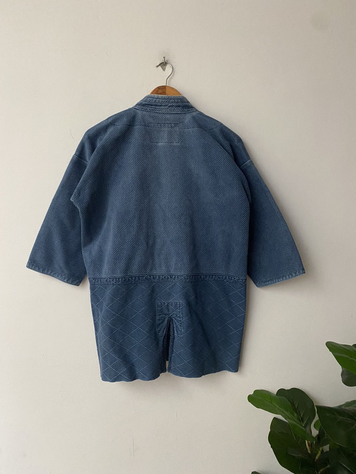 Japanese Brand × Vintage Vintage made in 🇯🇵Dyen kimono Japan Indigo Size US L / EU 52-54 / 3 - 4 Thumbnail