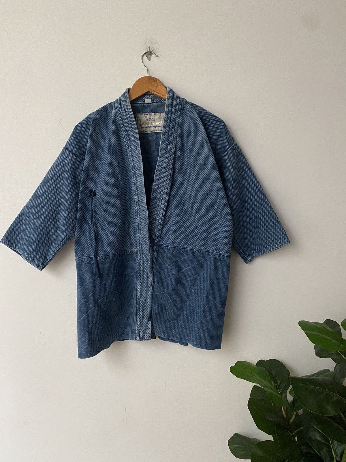 Japanese Brand × Vintage Vintage made in 🇯🇵Dyen kimono Japan Indigo Size US L / EU 52-54 / 3 - 3 Thumbnail