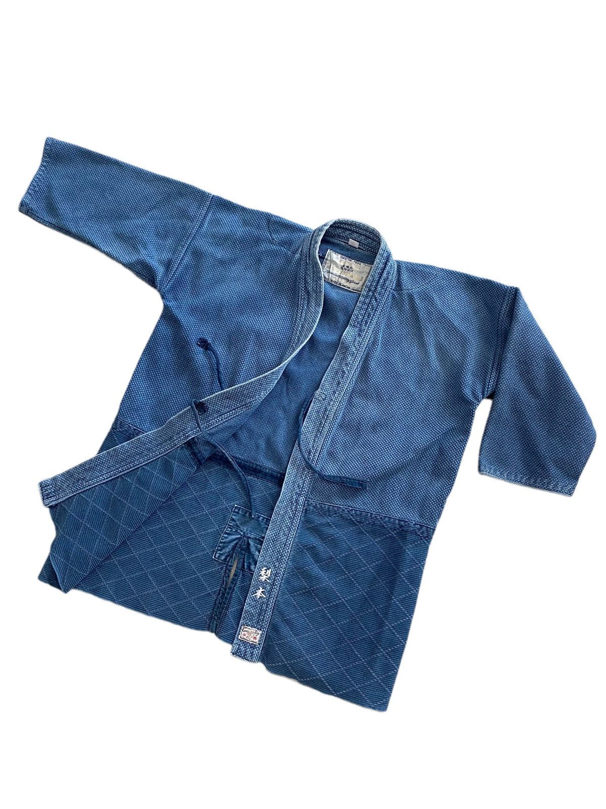 Japanese Brand × Vintage Vintage made in 🇯🇵Dyen kimono Japan Indigo Size US L / EU 52-54 / 3 - 6 Thumbnail