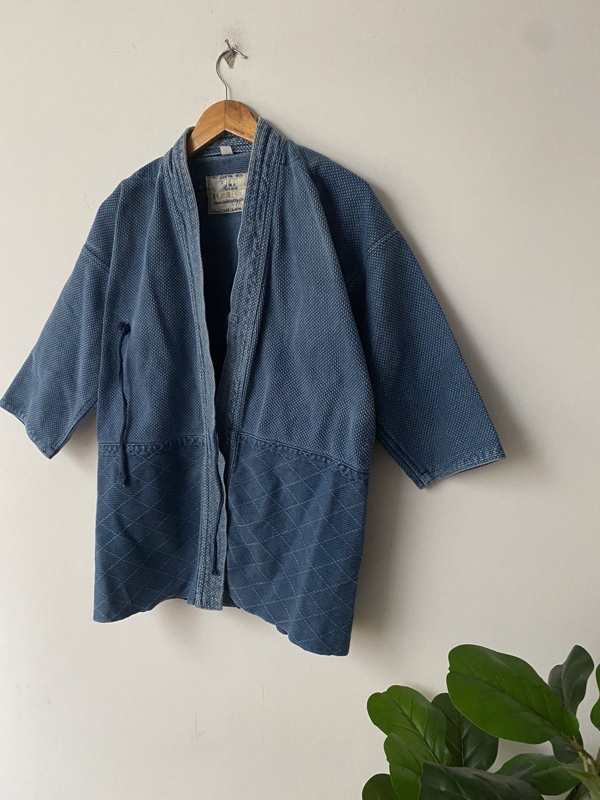 Japanese Brand × Vintage Vintage made in 🇯🇵Dyen kimono Japan Indigo Size US L / EU 52-54 / 3 - 2 Thumbnail