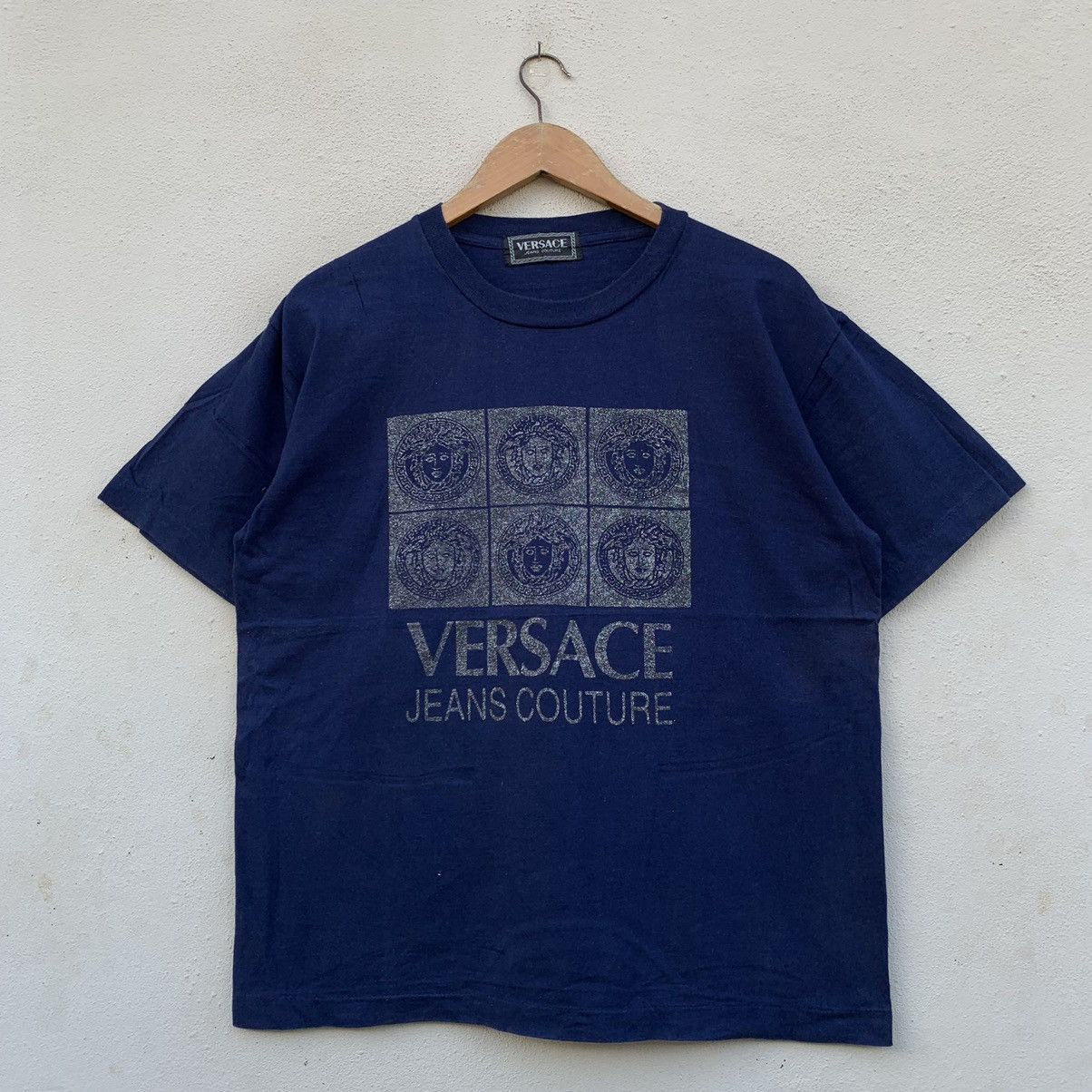 Versace × Versace Jeans Couture × Vintage Vintage VERSACE JEANS COUTURE MEDUSA HEAD LOGO T-shirt Size US M / EU 48-50 / 2 - 1 Thumbnail