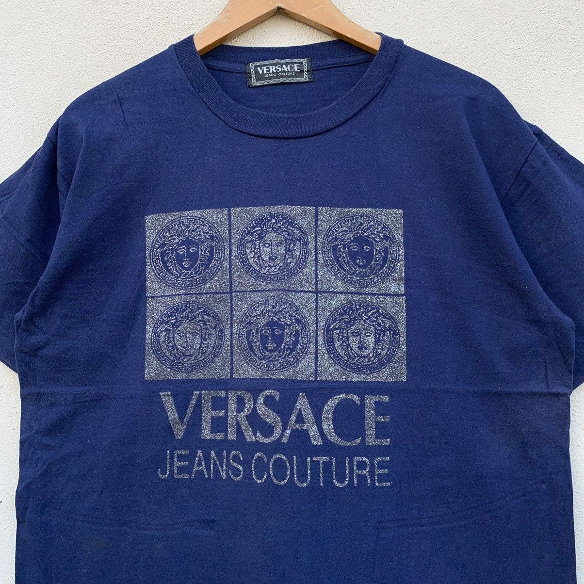 Versace × Versace Jeans Couture × Vintage Vintage VERSACE JEANS COUTURE MEDUSA HEAD LOGO T-shirt Size US M / EU 48-50 / 2 - 2 Thumbnail