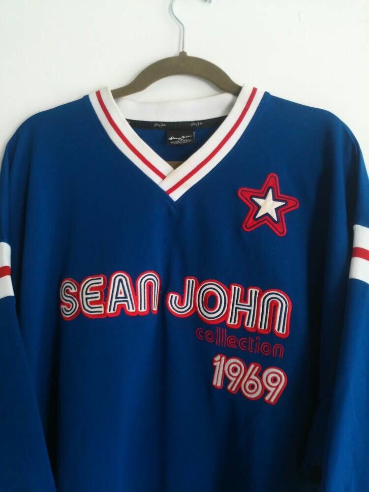 Victory Series Athletic Authentic SEAN JOHN Collection 1969 Big Logo Spell Out Hip Hop Style Sz XXXL