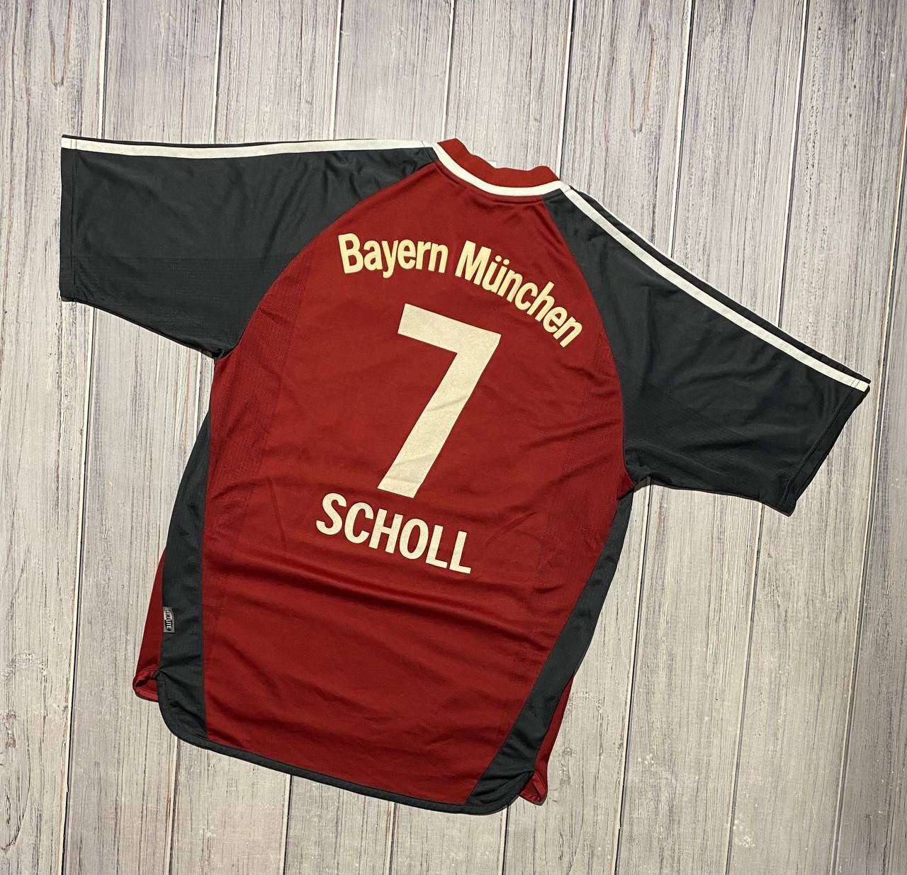 Adidas Adidas Bayern Munich 2001 2002 Scholl #7 Home Shirt Jersey Size US L / EU 52-54 / 3 - 1 Thumbnail