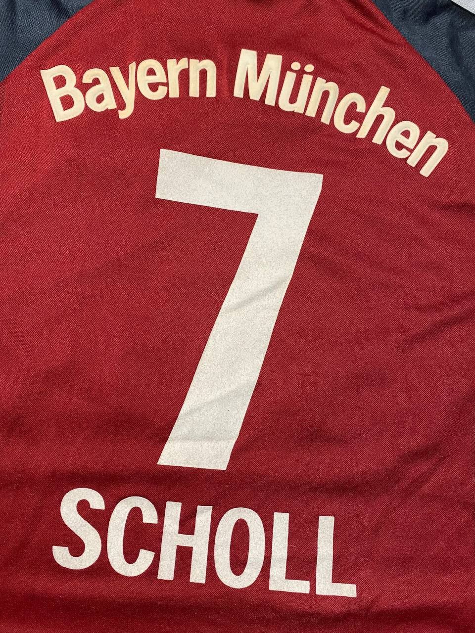 Adidas Adidas Bayern Munich 2001 2002 Scholl #7 Home Shirt Jersey Size US L / EU 52-54 / 3 - 2 Thumbnail