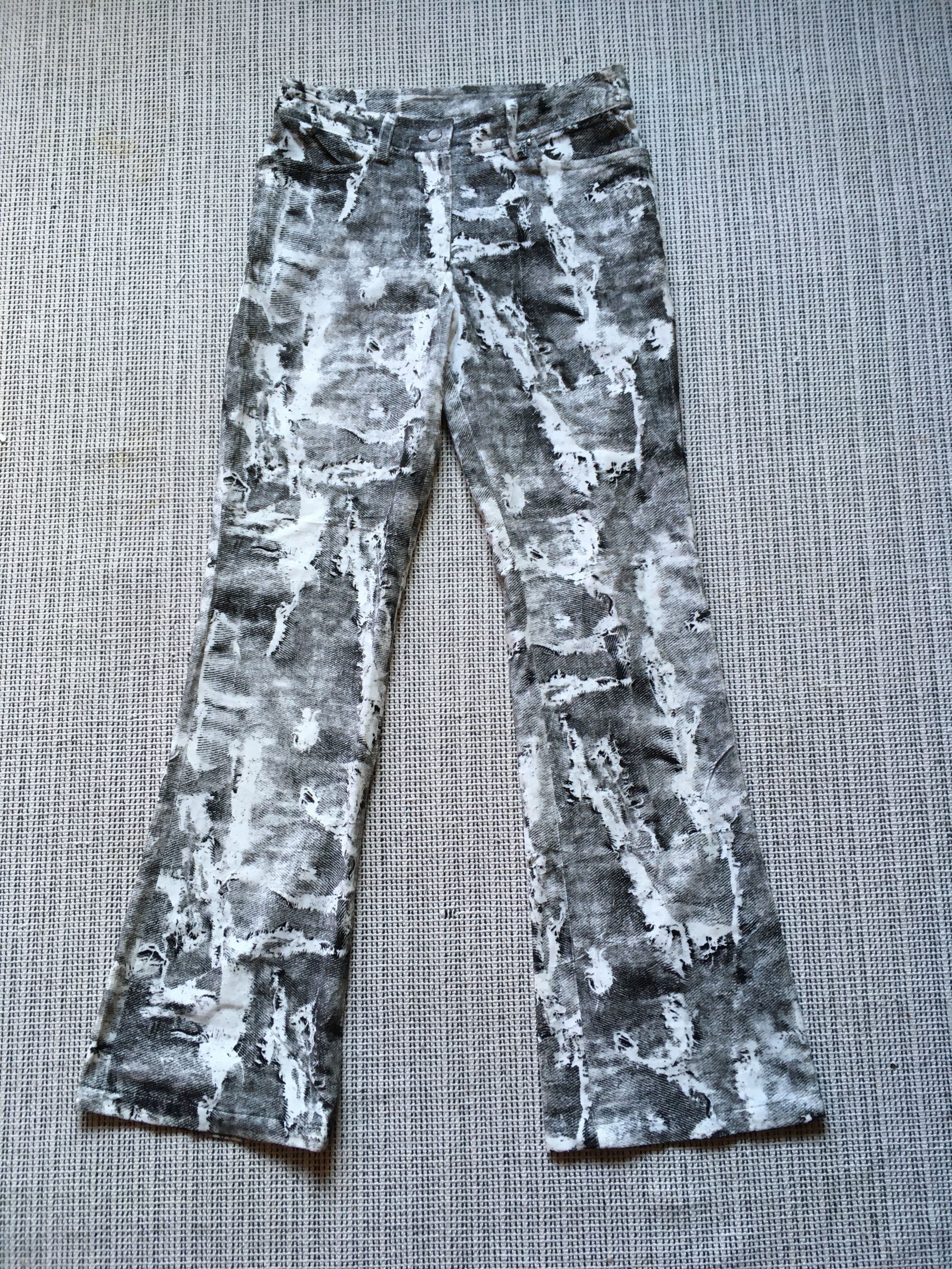 Japanese Brand DEUX FEUILLES Trompe L’oeil flare pants Size 28" / US 6 / IT 42 - 1 Thumbnail