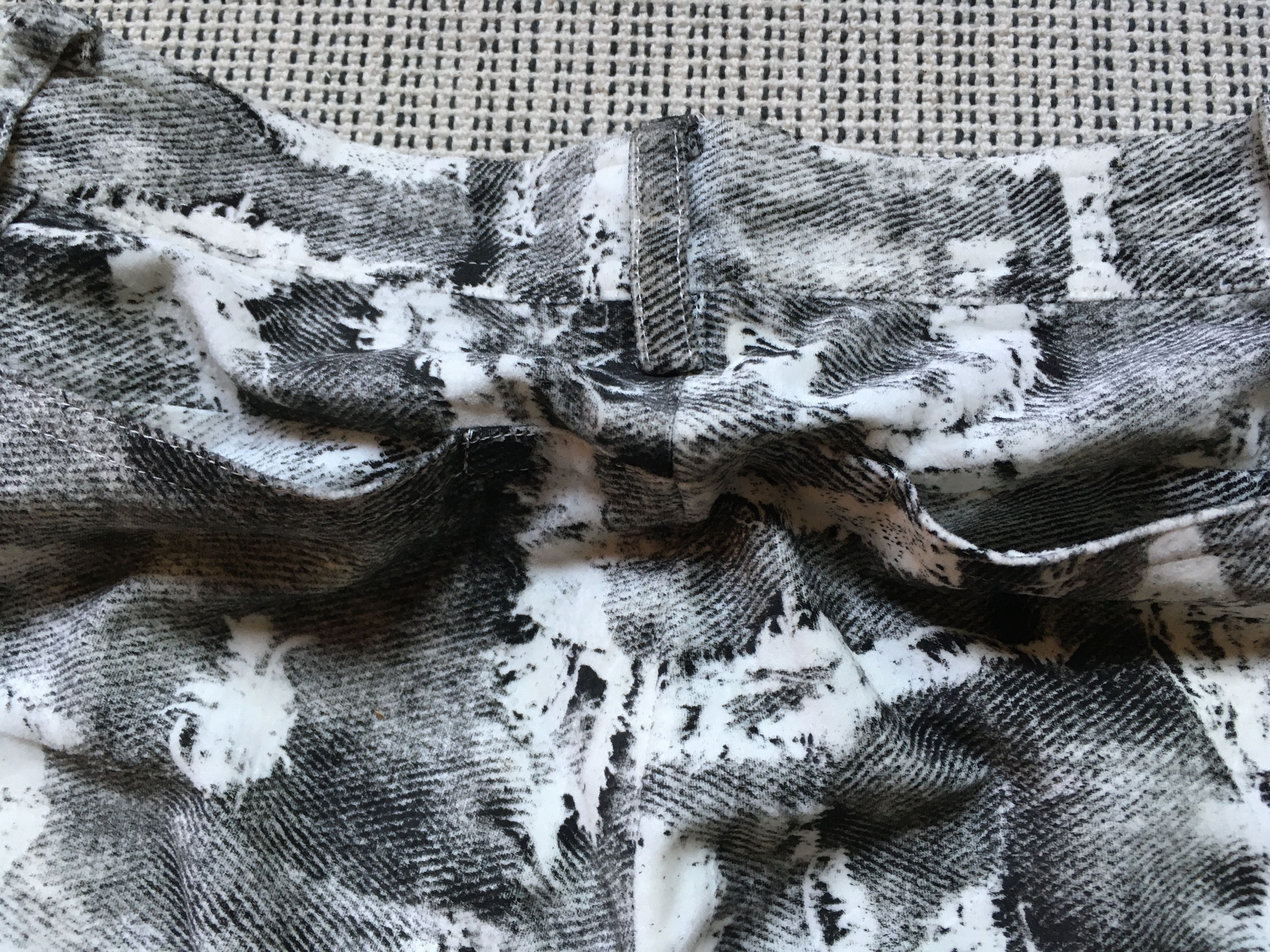 Japanese Brand DEUX FEUILLES Trompe L’oeil flare pants Size 28" / US 6 / IT 42 - 7 Thumbnail